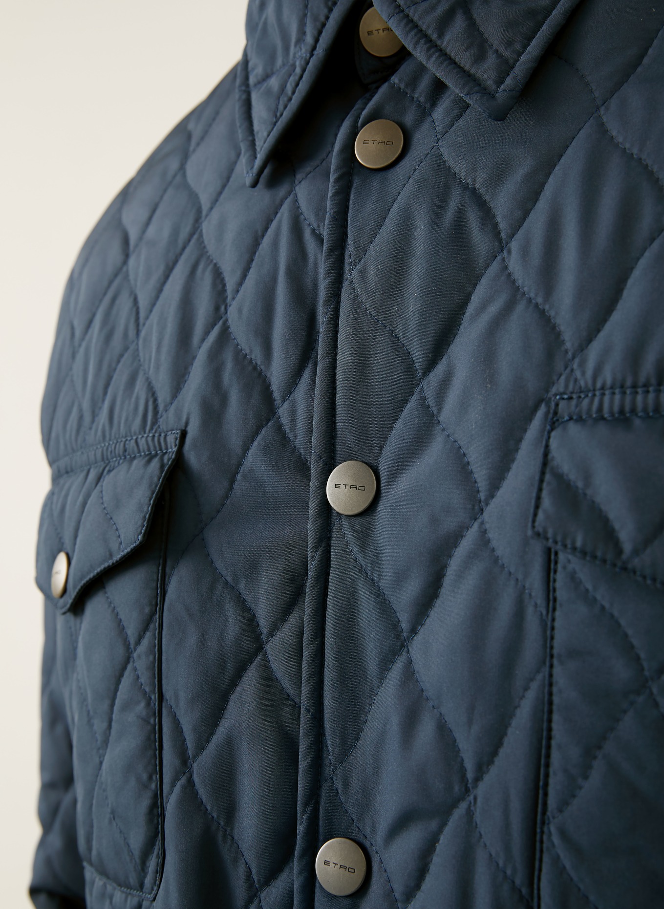 ETRO Overjacket: DUNKELBLAU