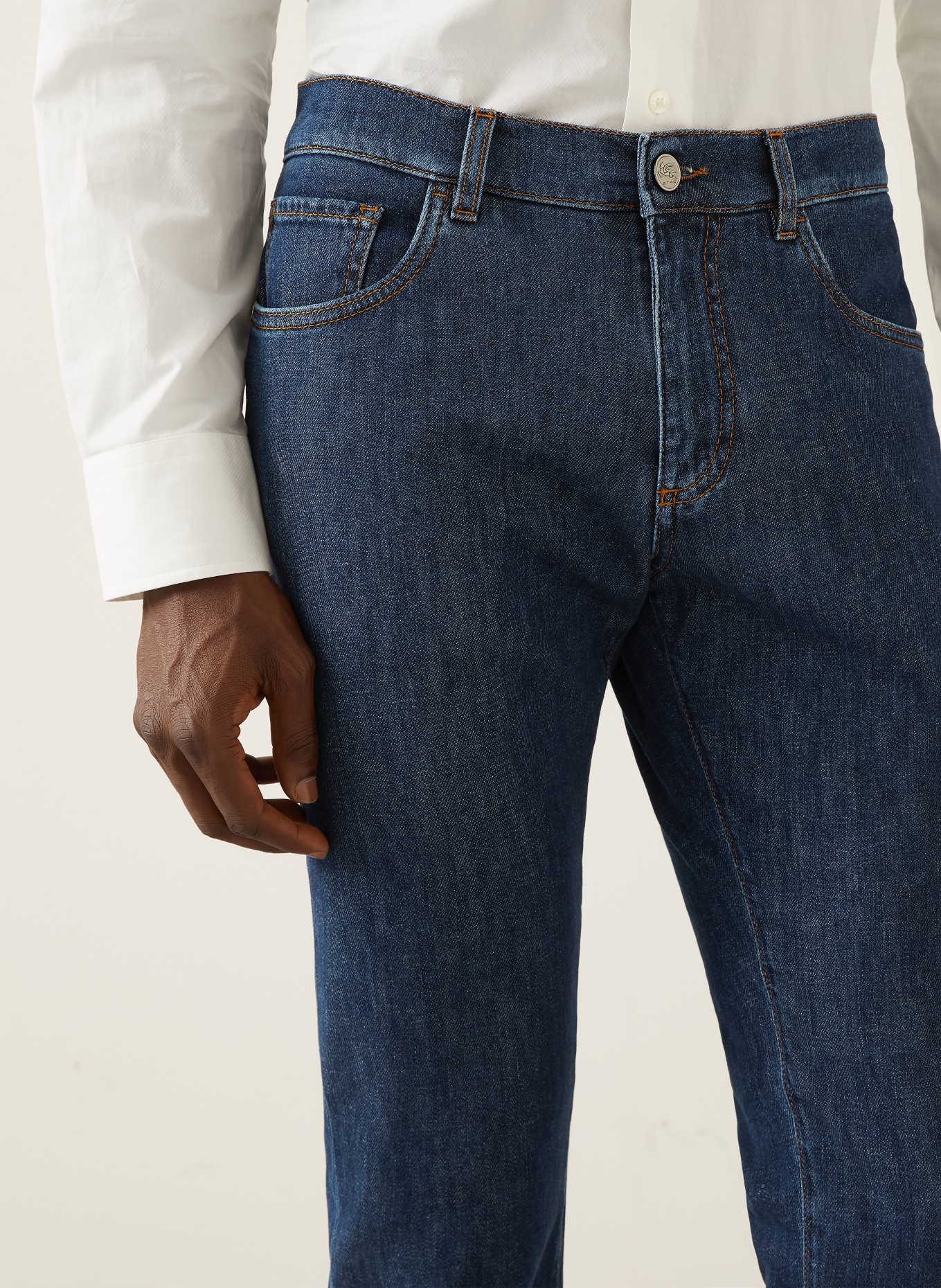 ETRO Jeans Extra Slim Fit: S9090 DARK BLUE