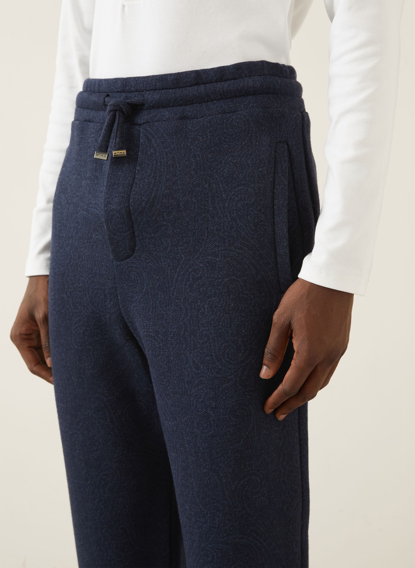 ETRO Sweatpants: DUNKELBLAU / BLAU