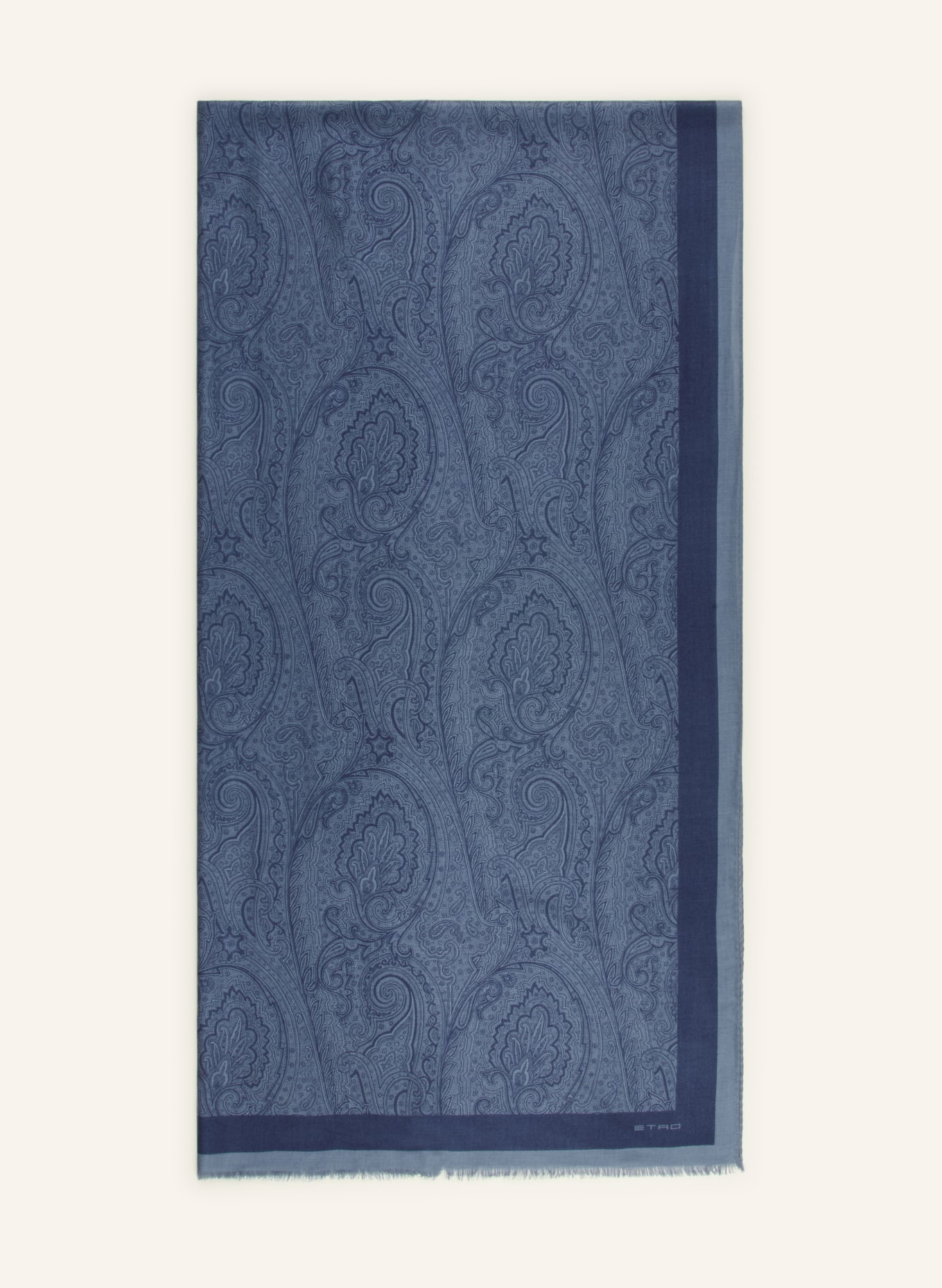 ETRO Schal: BLAU / DUNKELBLAU