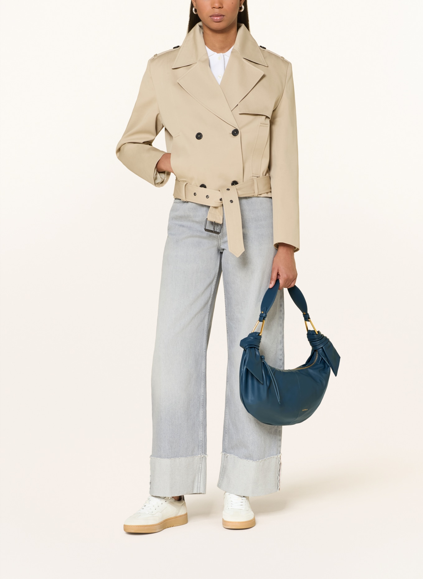 COCCINELLE schoudertas: BLAUW