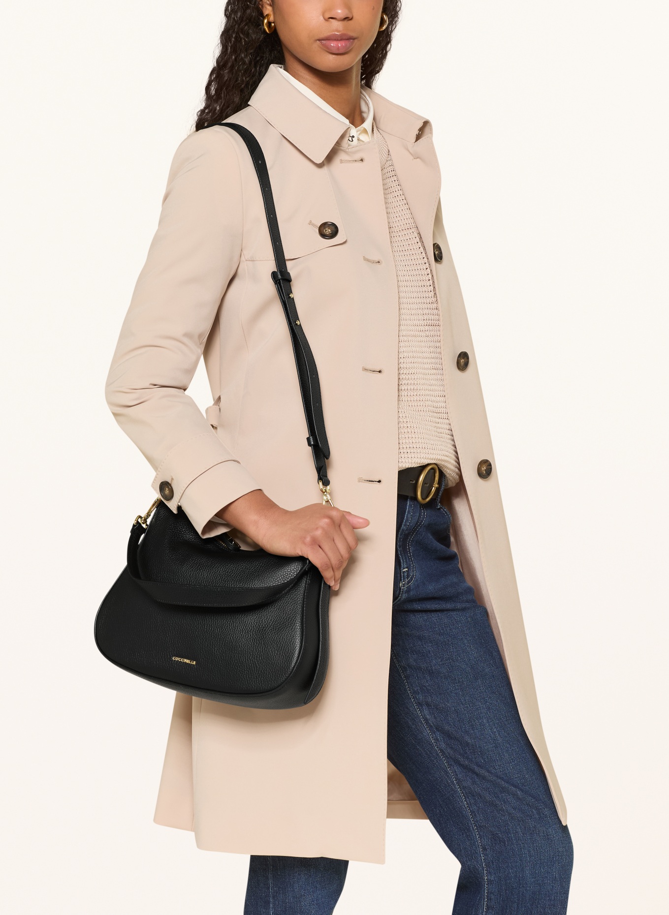 COCCINELLE Beuteltasche: SCHWARZ / GOLD