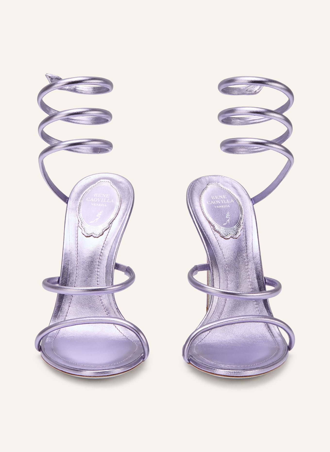 RENE CAOVILLA Sandaletten CLEO: HELLLILA