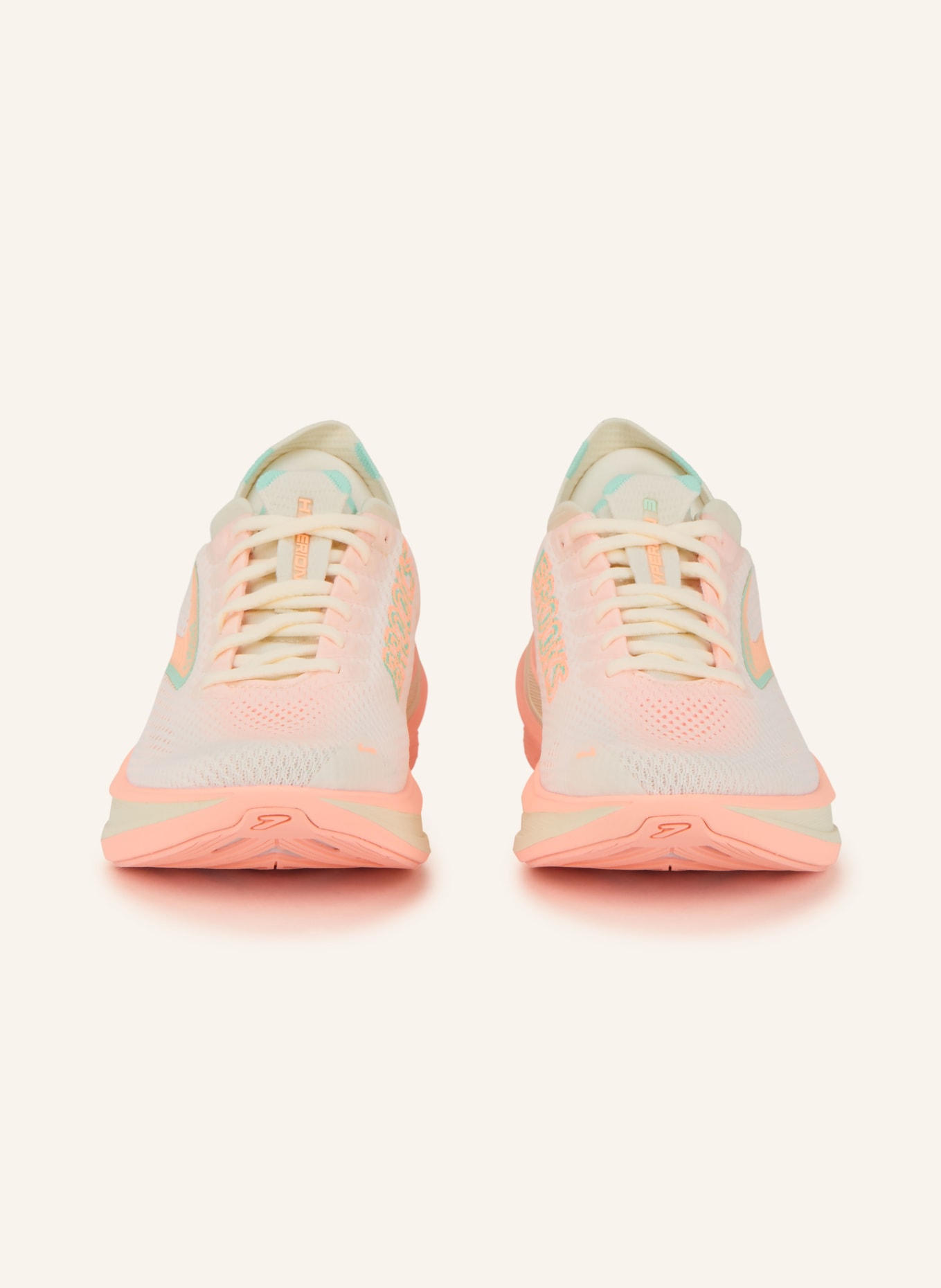 BROOKS Běžecké boty HYPERION 3: TMAVĚ ORANŽOVÁ / KRÉMOVÁ / MÁTOVÁ