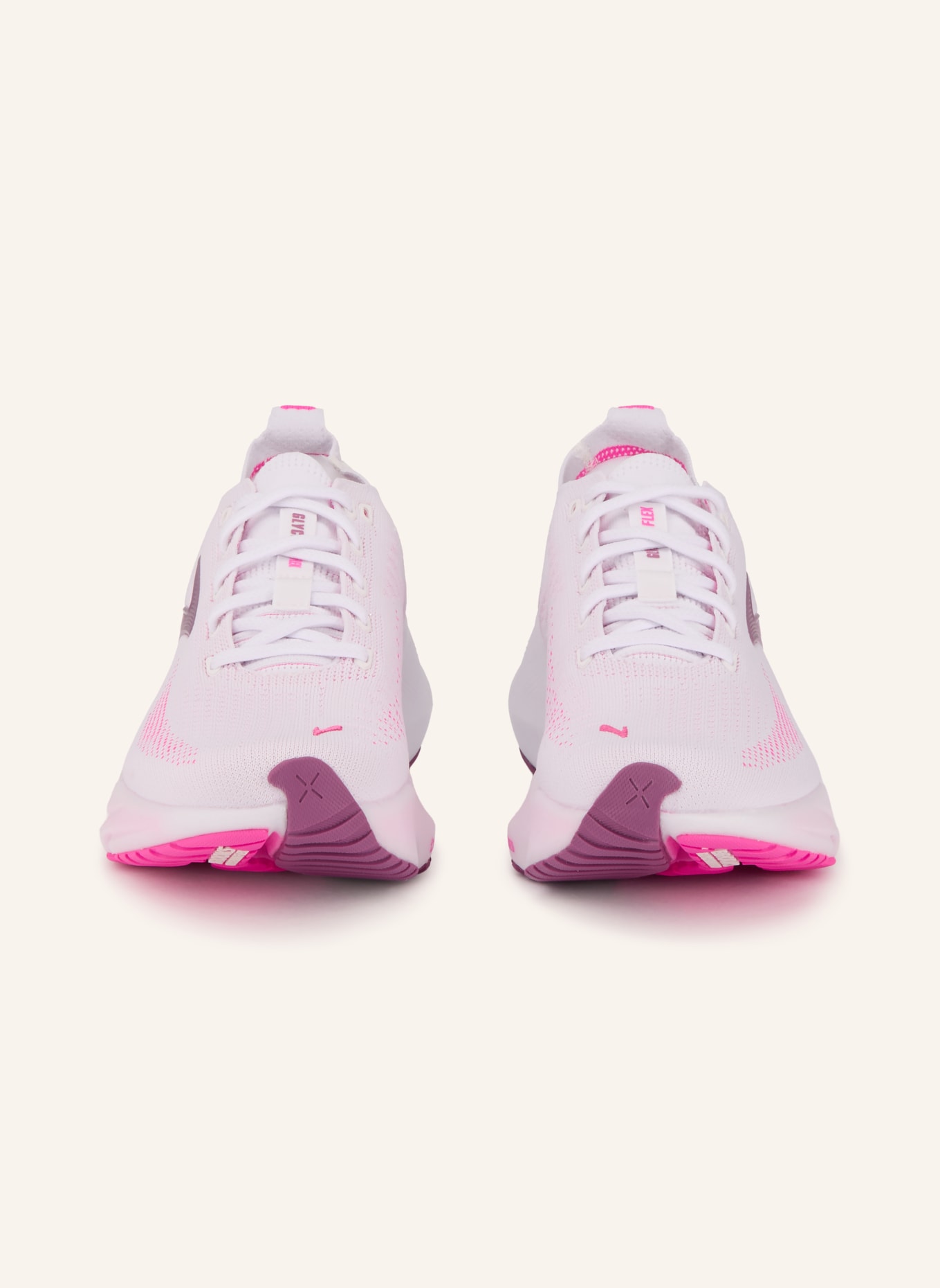 BROOKS Laufschuhe GLYCERIN FLEX: WEISS / HELLROSA / PINK