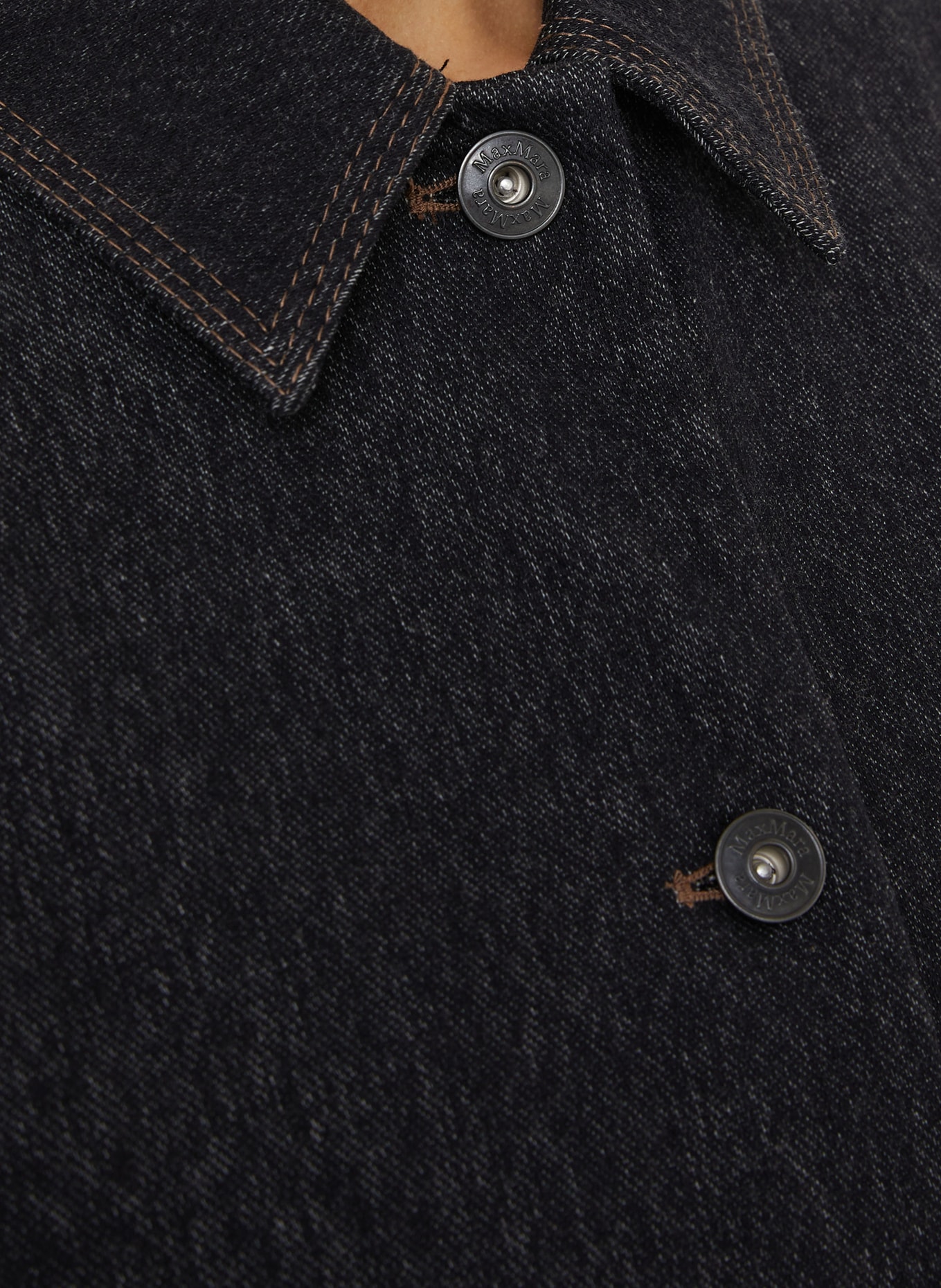 Max Mara Jacke NETTARE in Jeansoptik: DUNKELBLAU