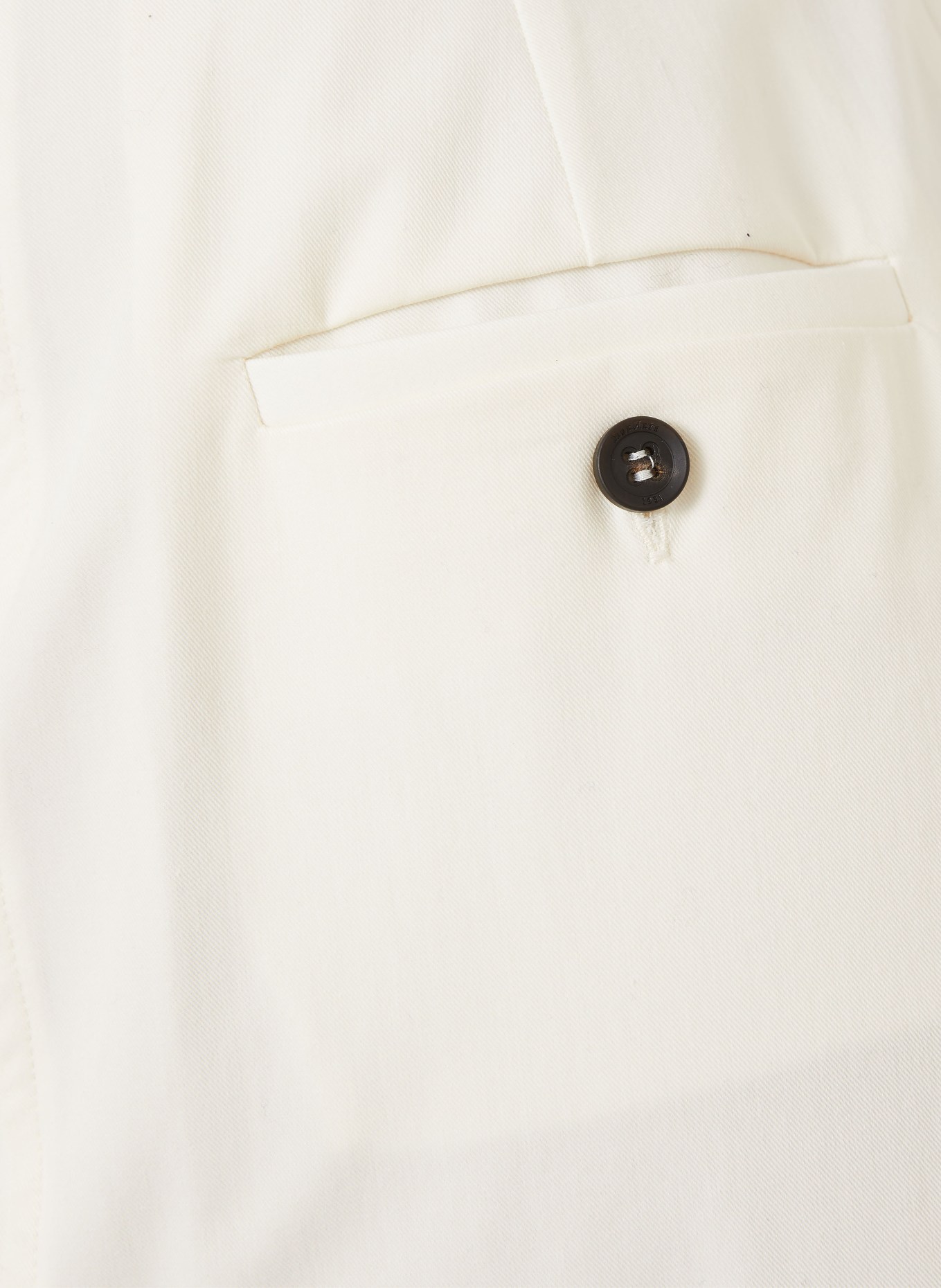 Max Mara Spodnie z materiału typu marle DENTICE: BIAŁY