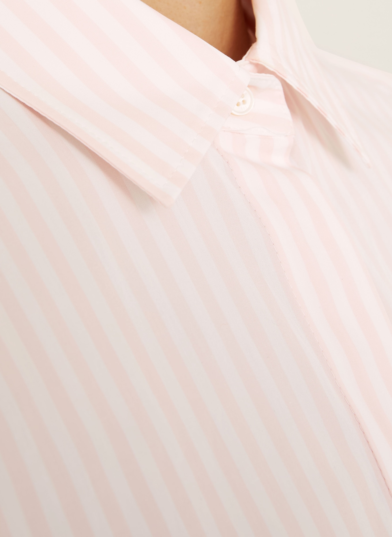 Max Mara Košile ACCENNI: SVĚTLE RŮŽOVÁ / BÍLÁ