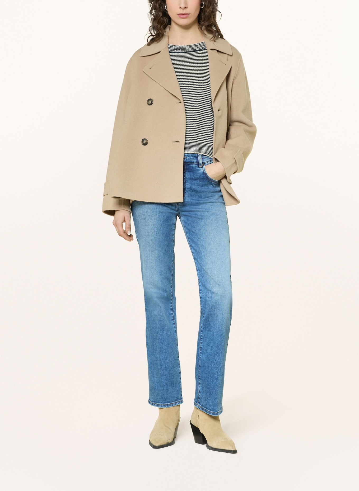 WEEKEND Max Mara Straight Jeans RAPALLO: 020 NAVY