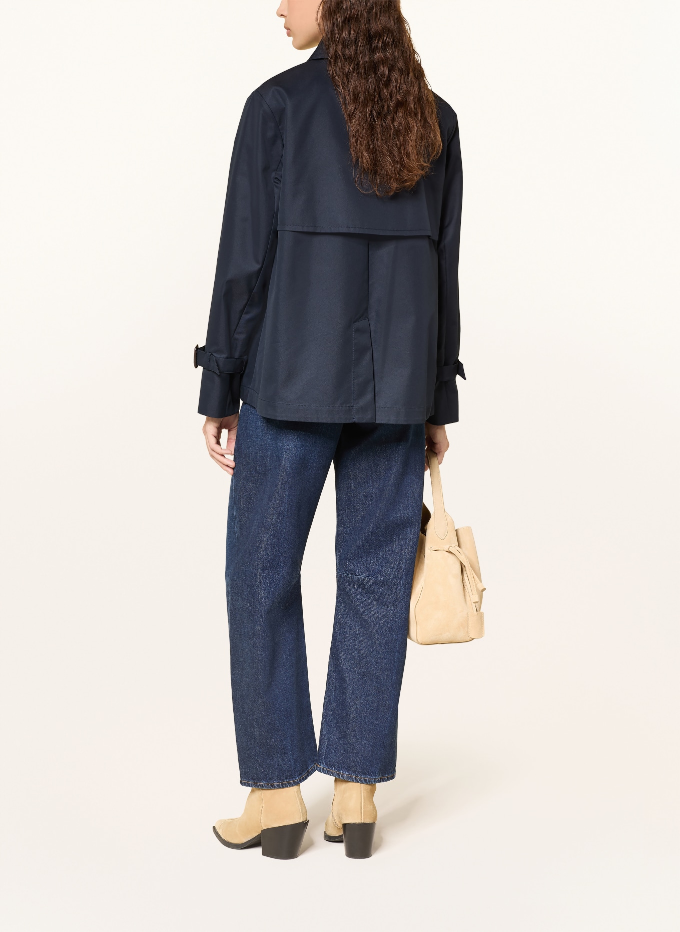 WEEKEND Max Mara BIGLIA trench coat: DARK BLUE