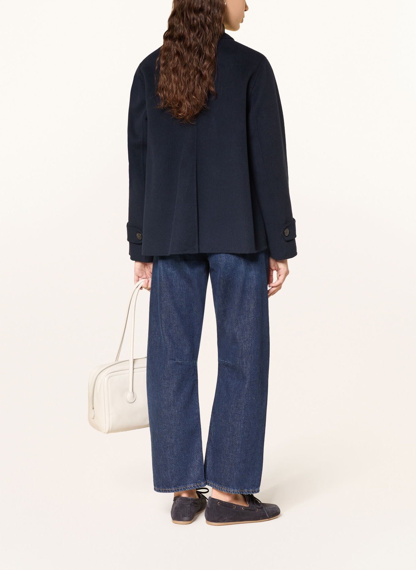 WEEKEND Max Mara FANTINO pea coat: DARK BLUE