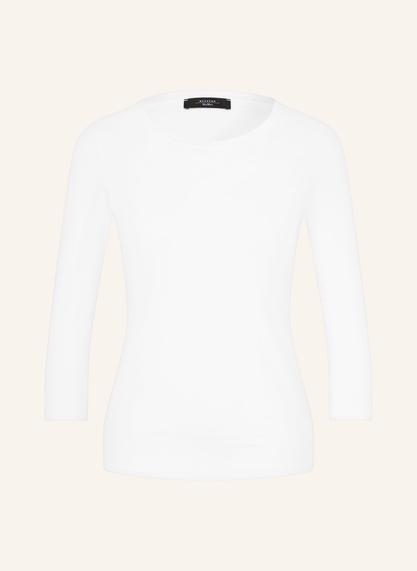 WEEKEND Max Mara Shirt MULTIA mit 3/4-Arm: WEISS