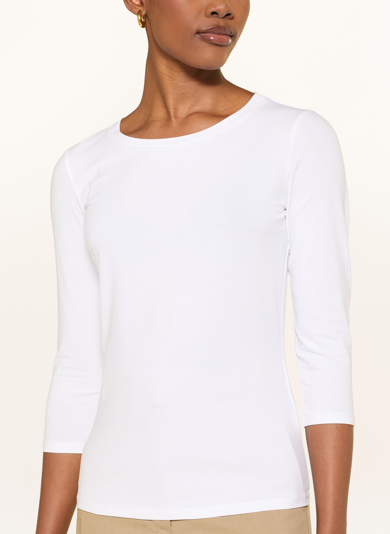 WEEKEND Max Mara Shirt MULTIA mit 3/4-Arm: WEISS
