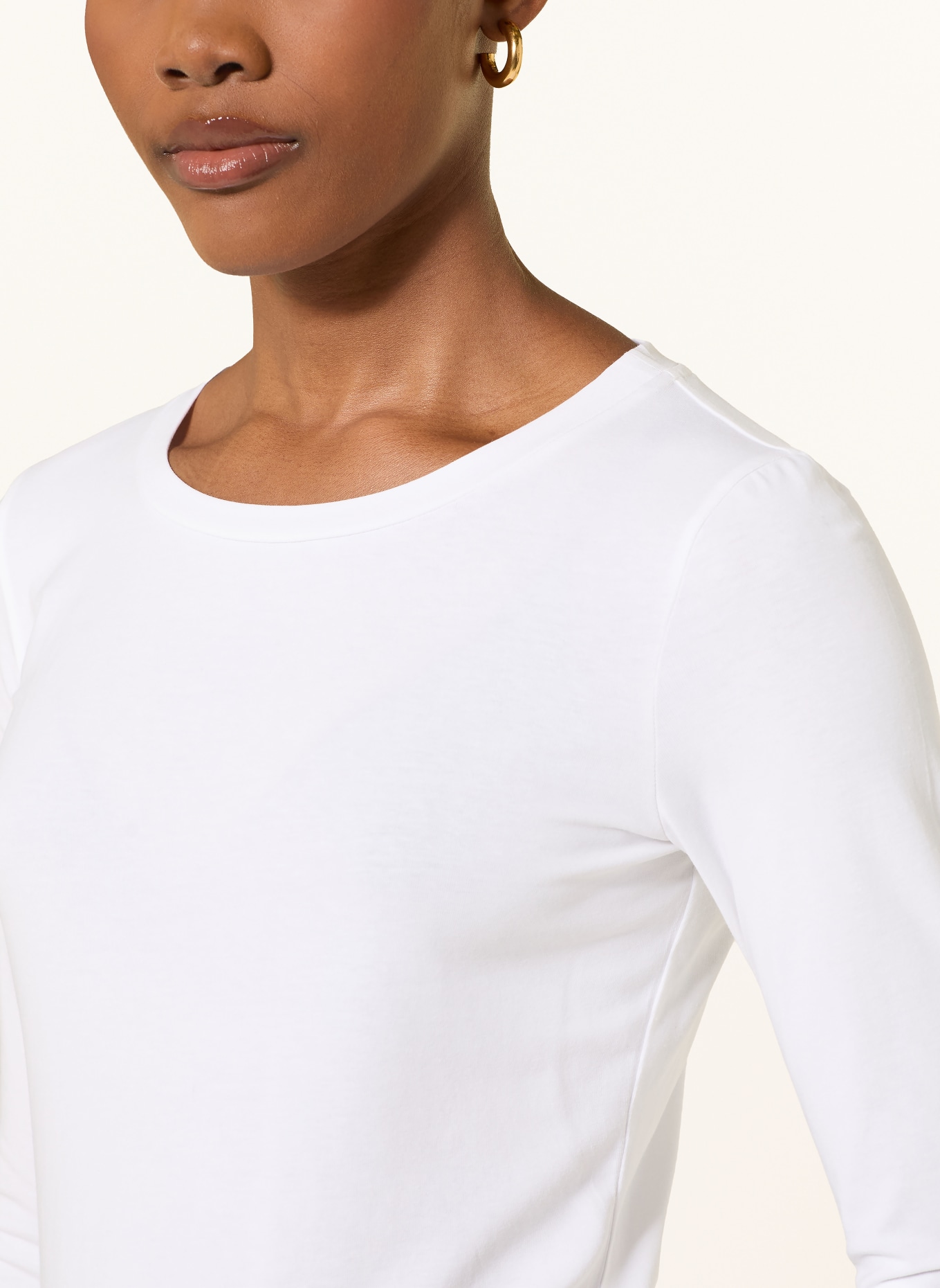 WEEKEND Max Mara Shirt MULTIA mit 3/4-Arm: WEISS