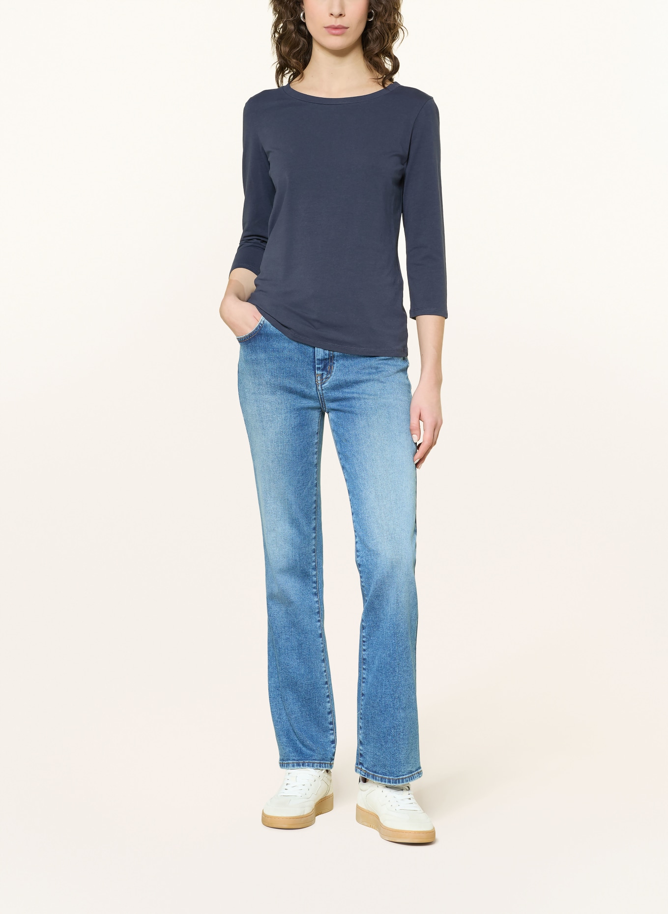 WEEKEND Max Mara Shirt MULTIA mit 3/4-Arm: DUNKELBLAU