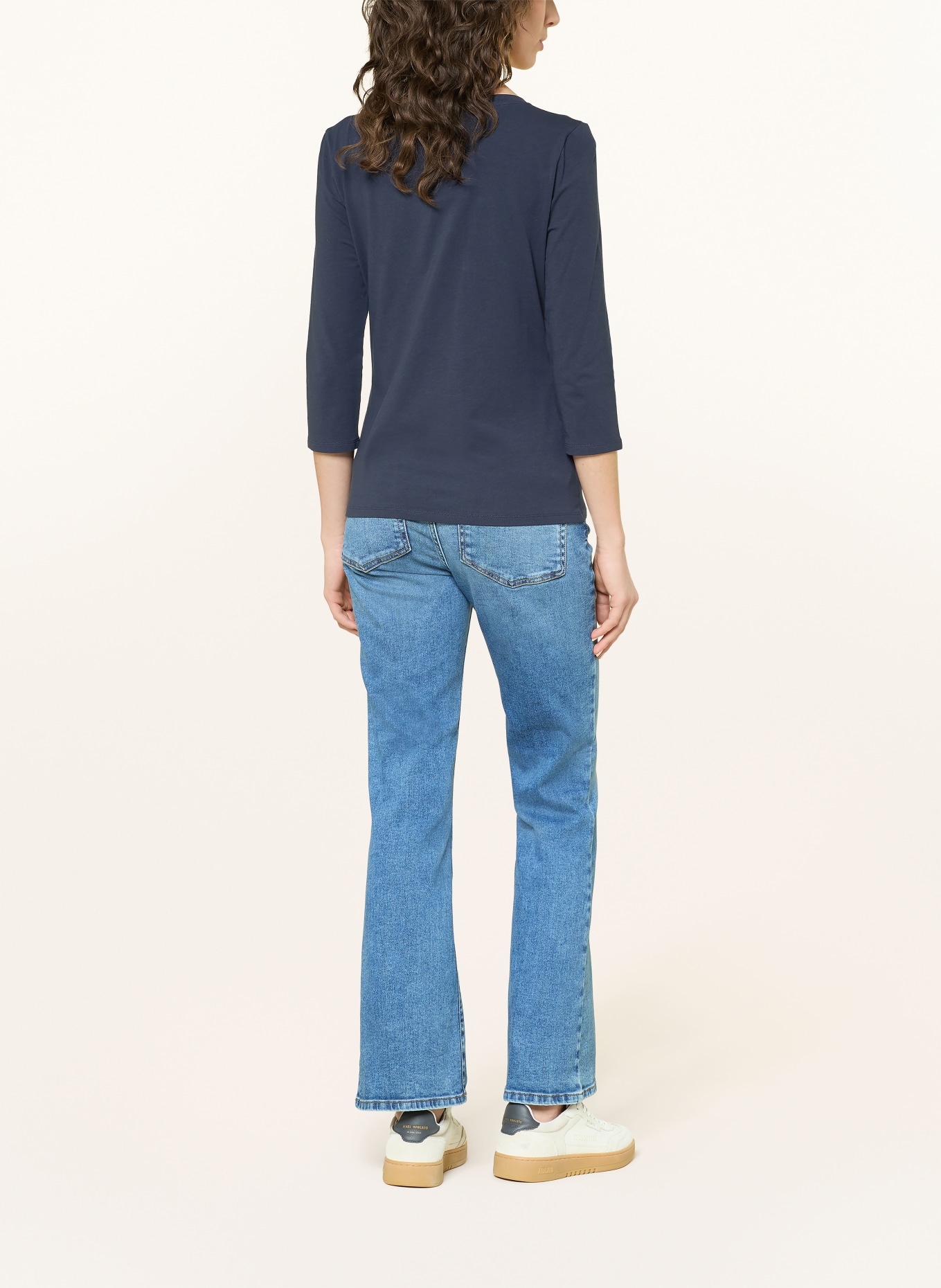 WEEKEND Max Mara Shirt MULTIA mit 3/4-Arm: DUNKELBLAU