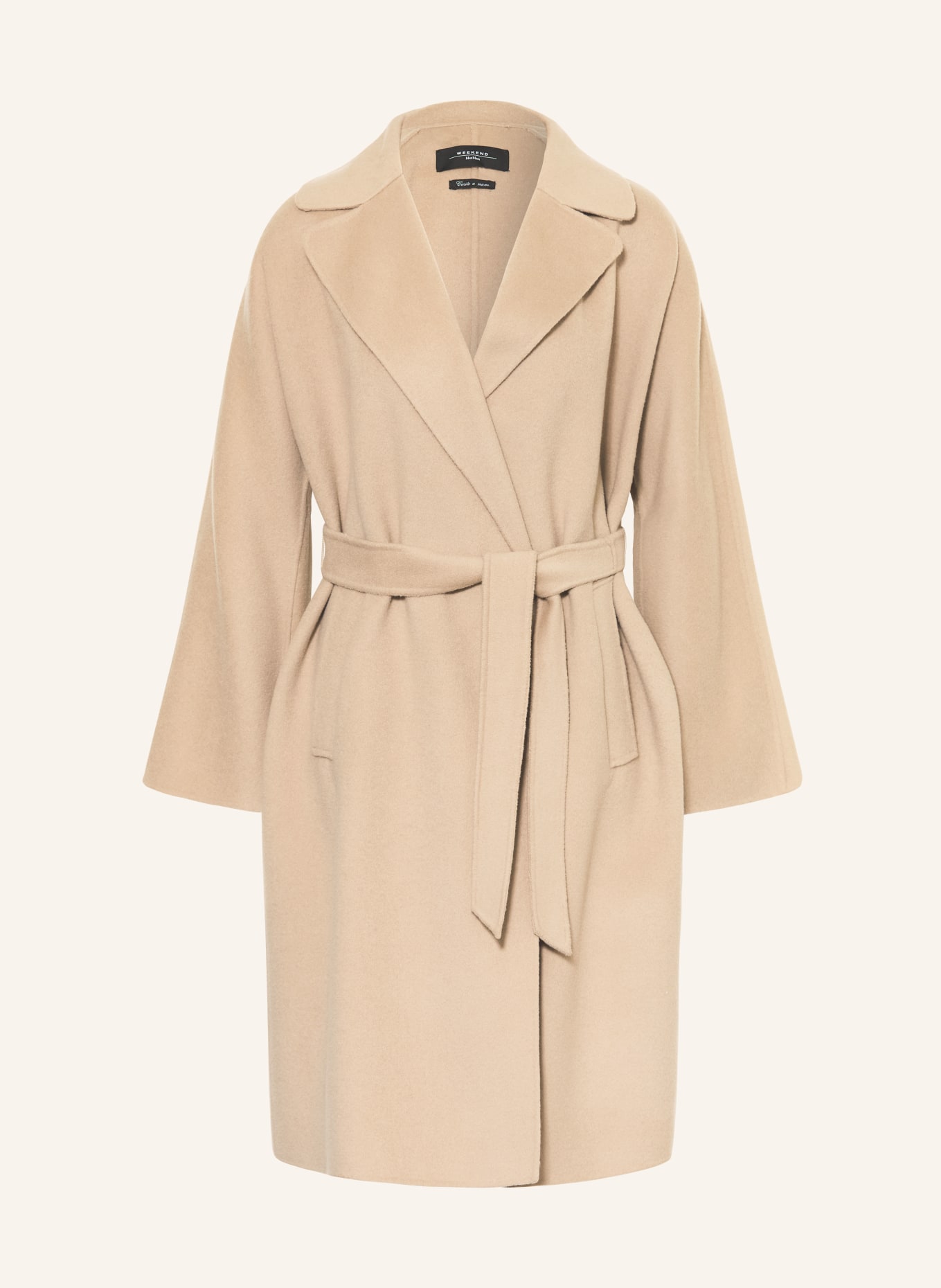WEEKEND Max Mara Wollmantel CIVADA: HELLBRAUN