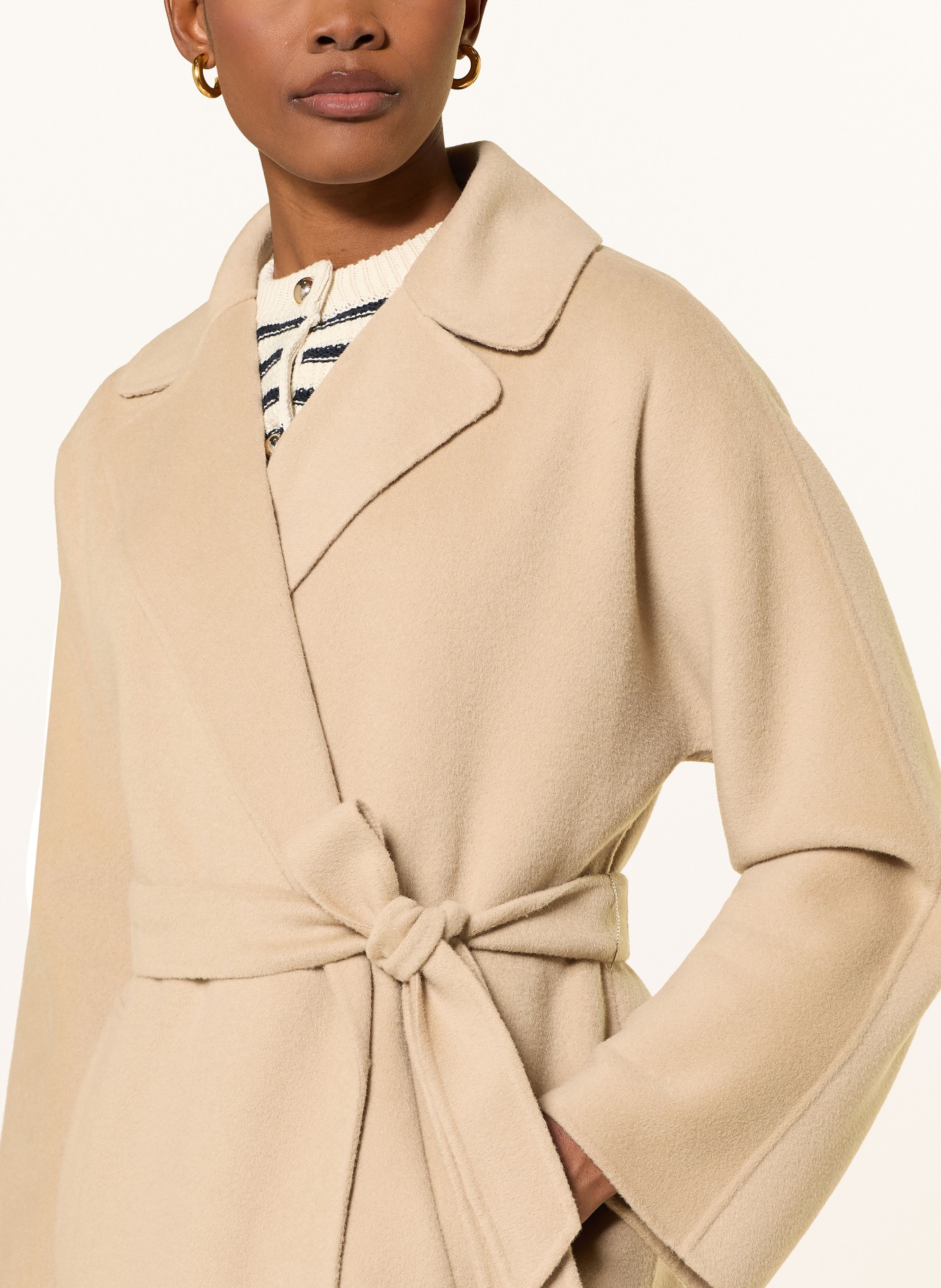 WEEKEND Max Mara Wollmantel CIVADA: HELLBRAUN