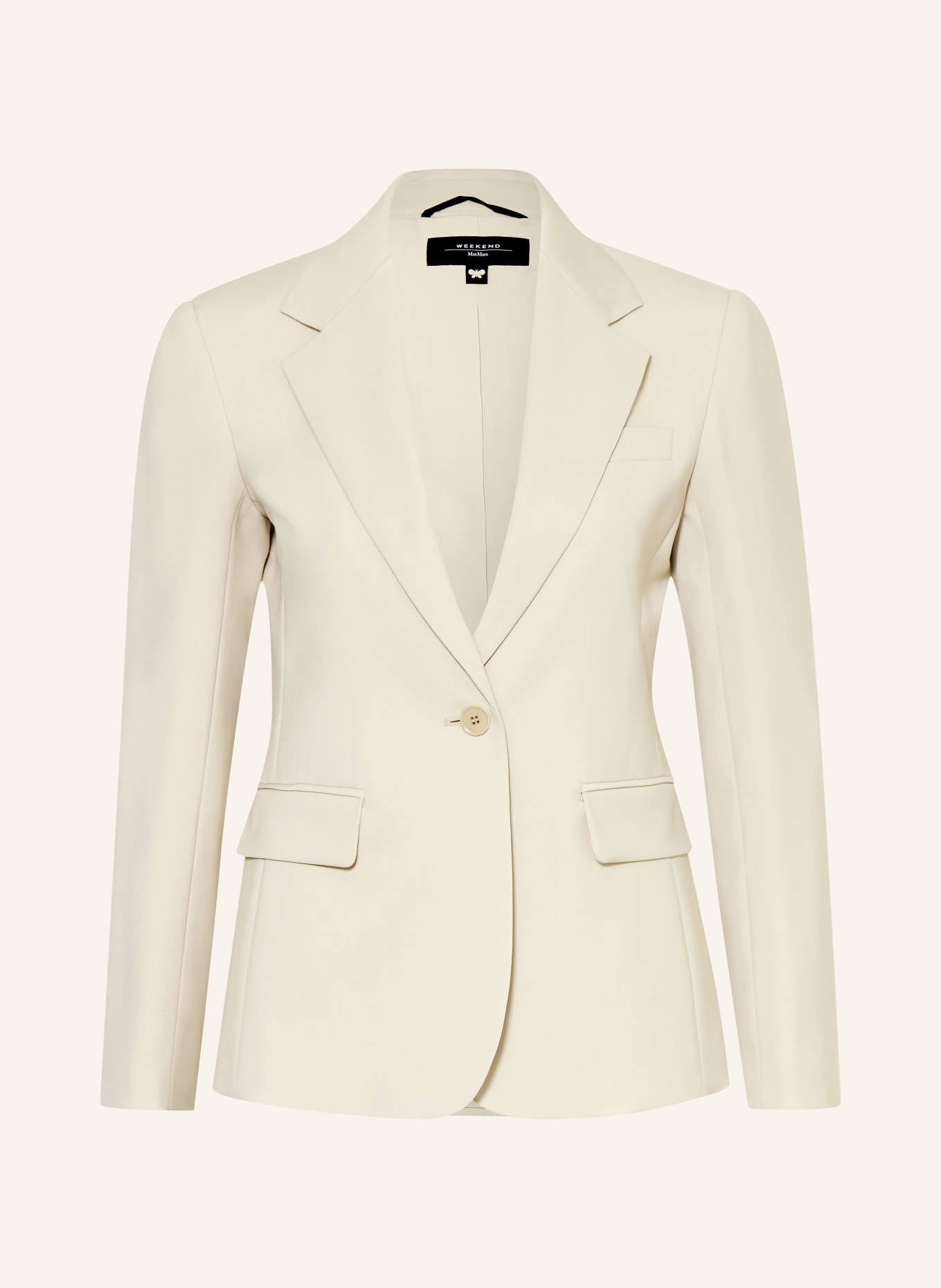 WEEKEND Max Mara Blazer LAMINE: BEIGE