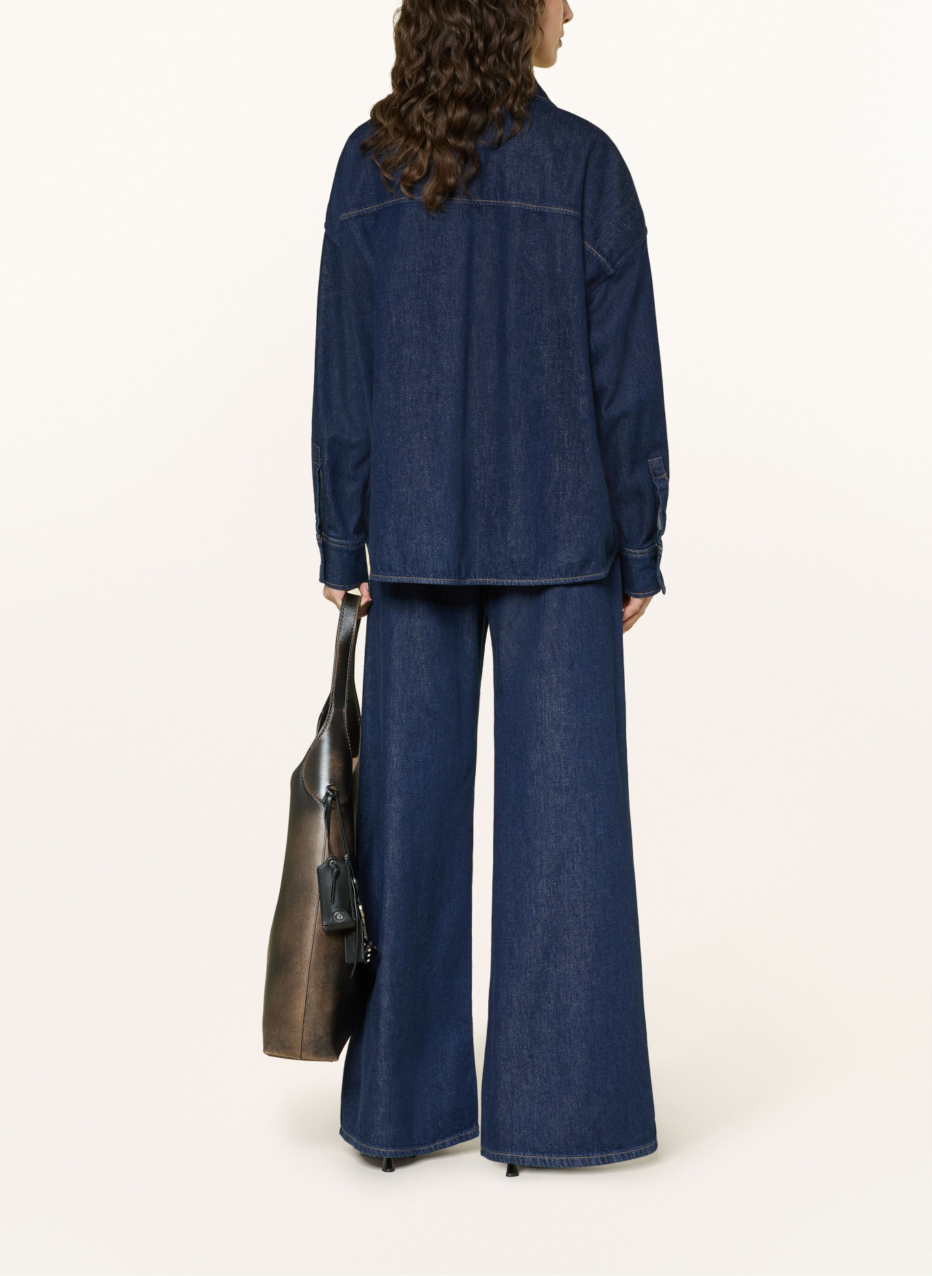 WEEKEND Max Mara Wide Leg Jeans VEGA: 001 NAVY