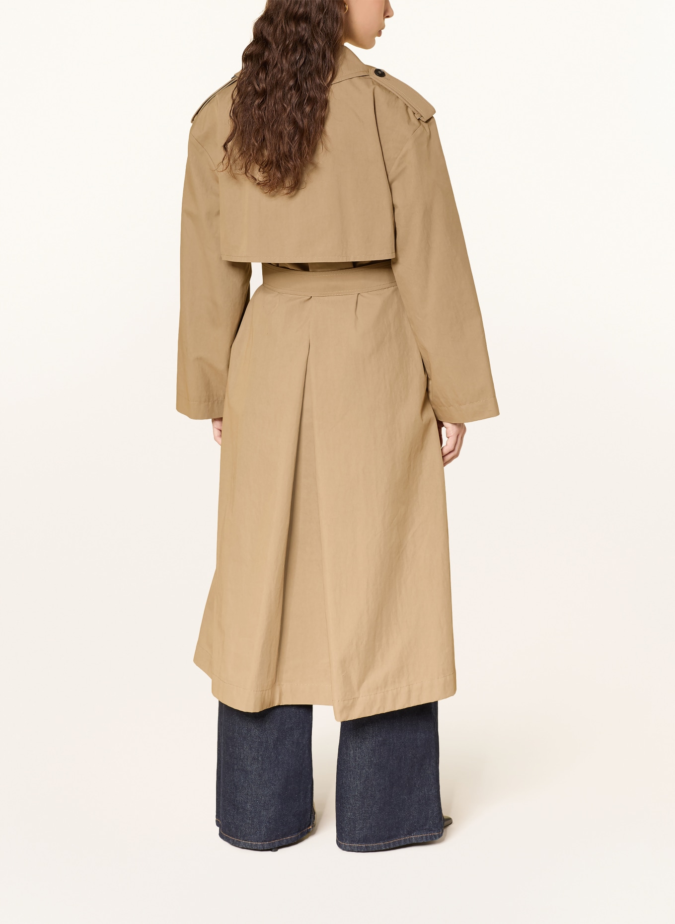 WEEKEND Max Mara Oversized-Trenchcoat GIUNCHI: HELLBRAUN