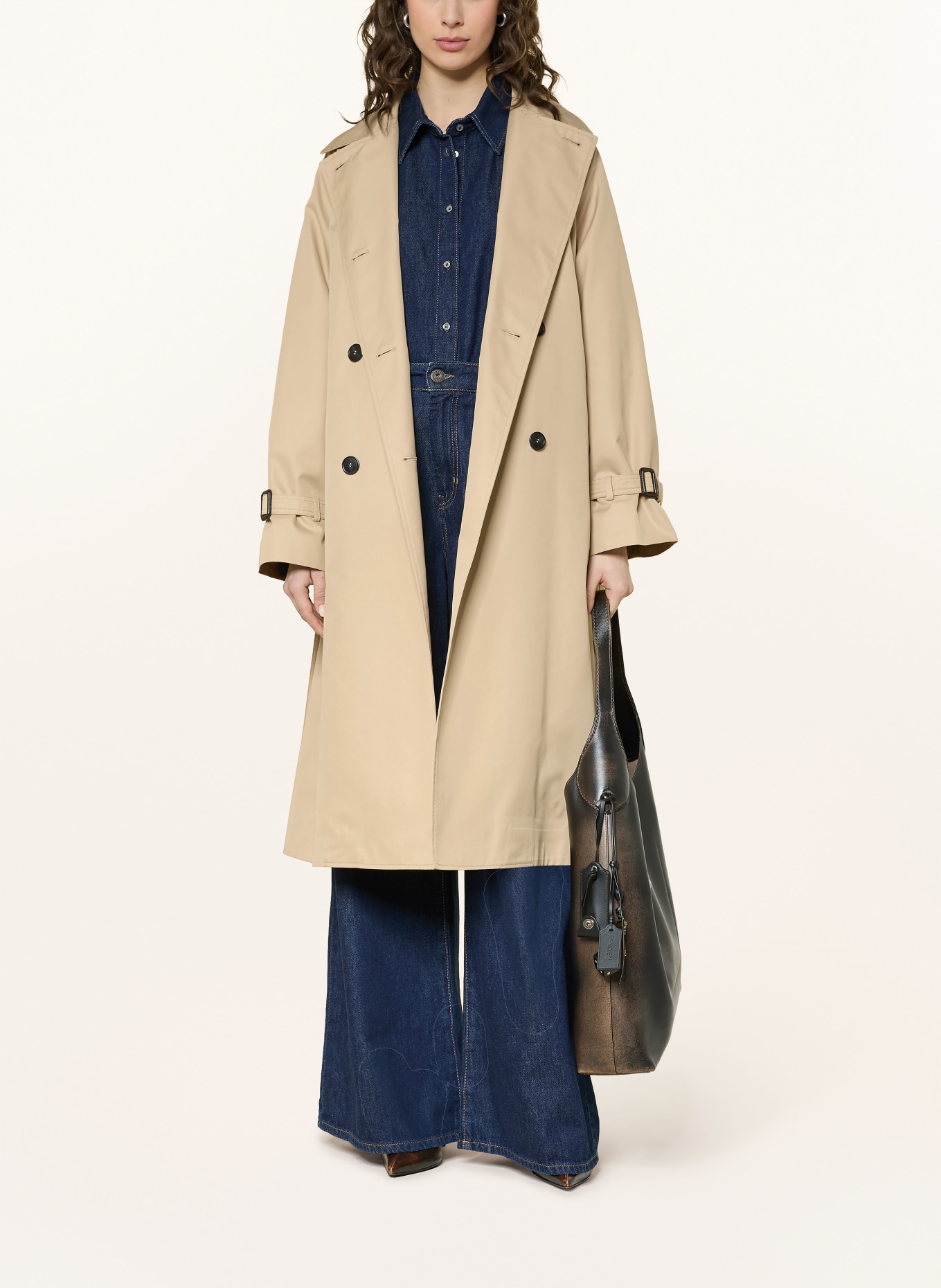 WEEKEND Max Mara CANASTA trench coat: BEIGE