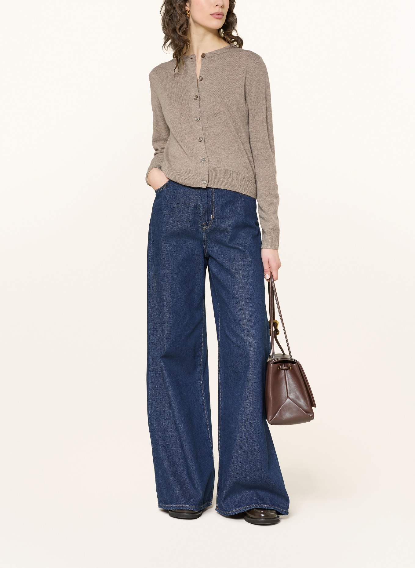 WEEKEND Max Mara Strickjacke NEBBIA: TAUPE