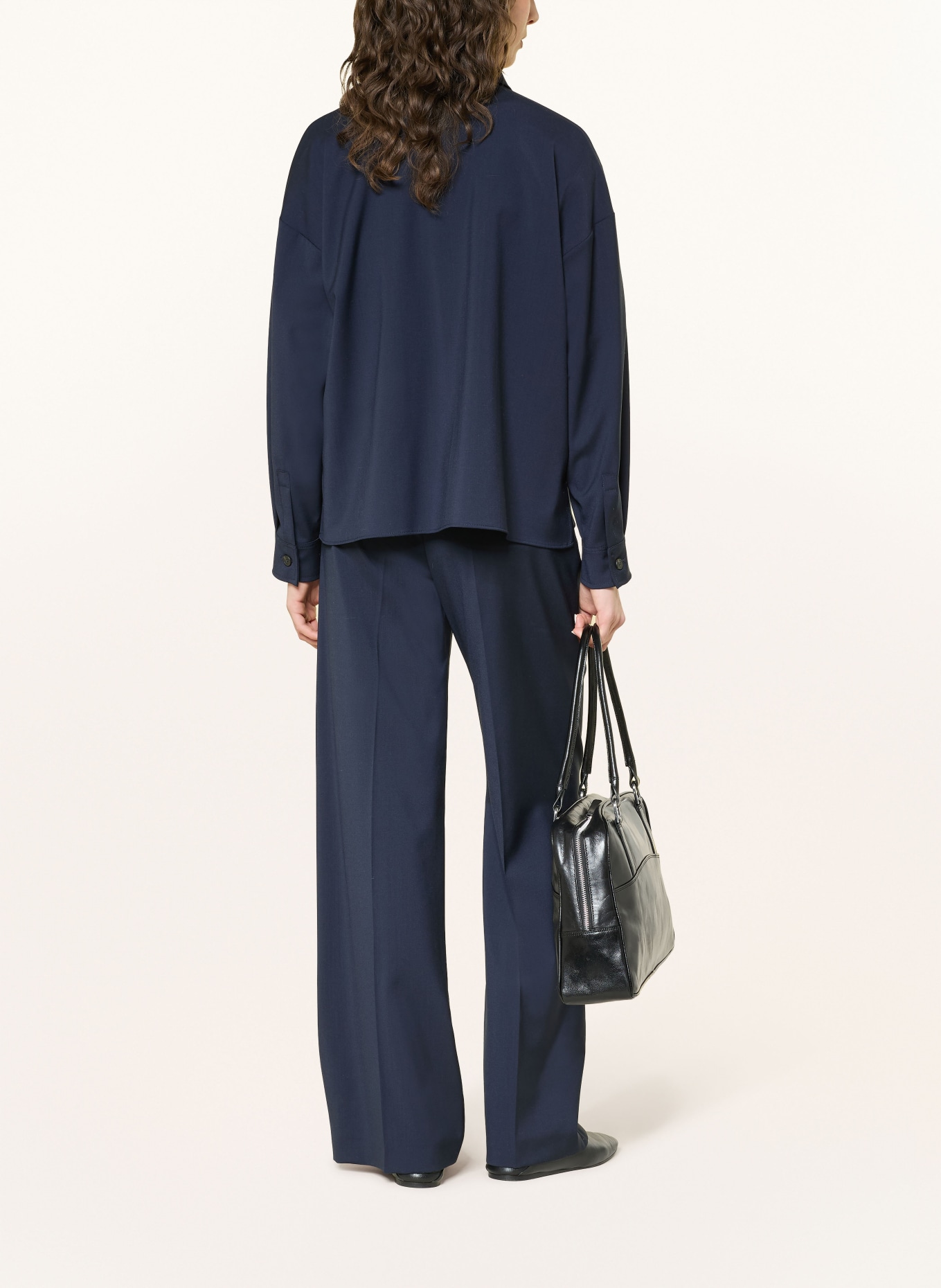 WEEKEND Max Mara Hemdbluse MULINO: DUNKELBLAU