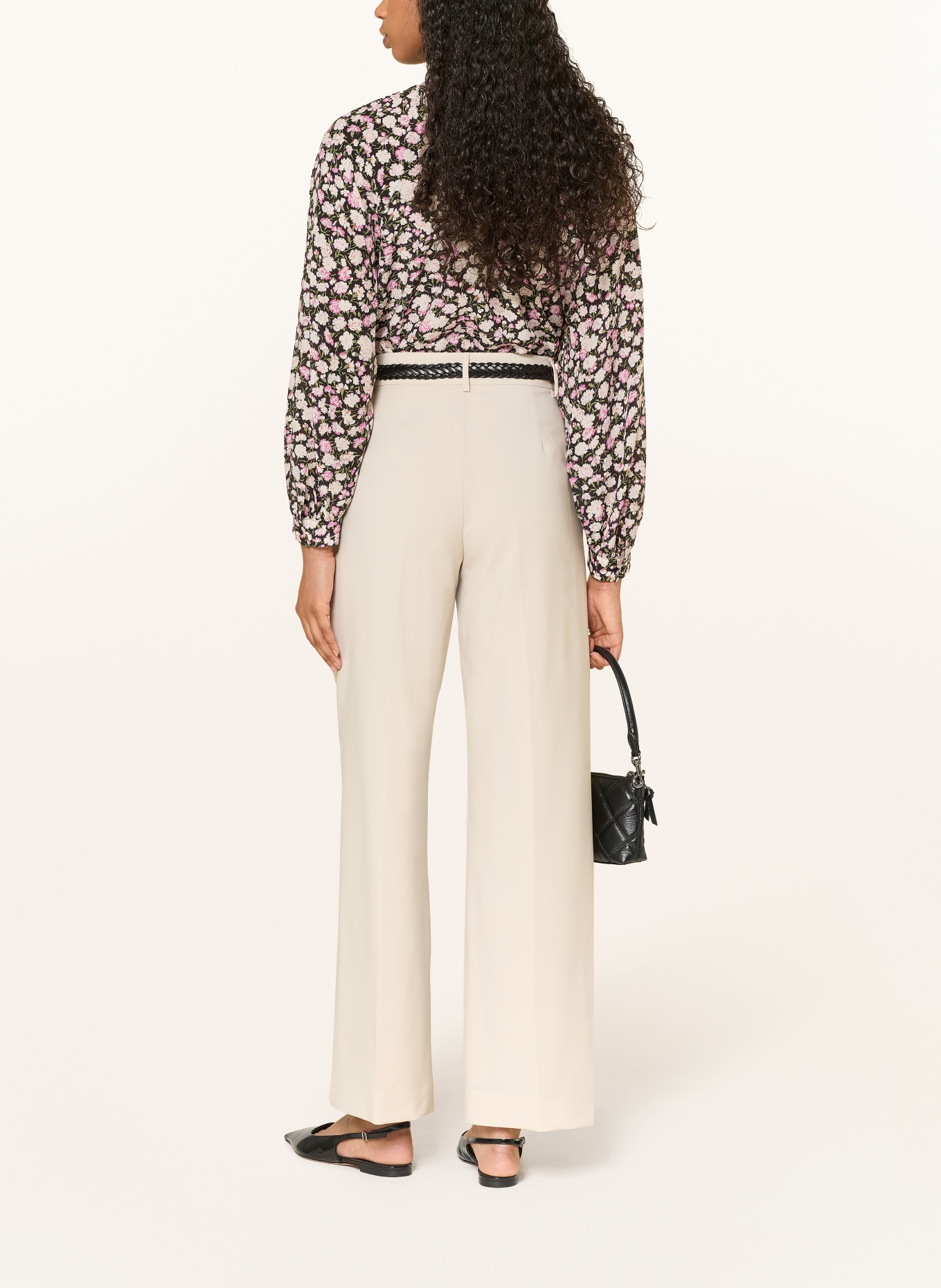 WEEKEND Max Mara Hedvábná blůza CINEMA: ČERNÁ / RŮŽOVÁ / OLIVOVÁ