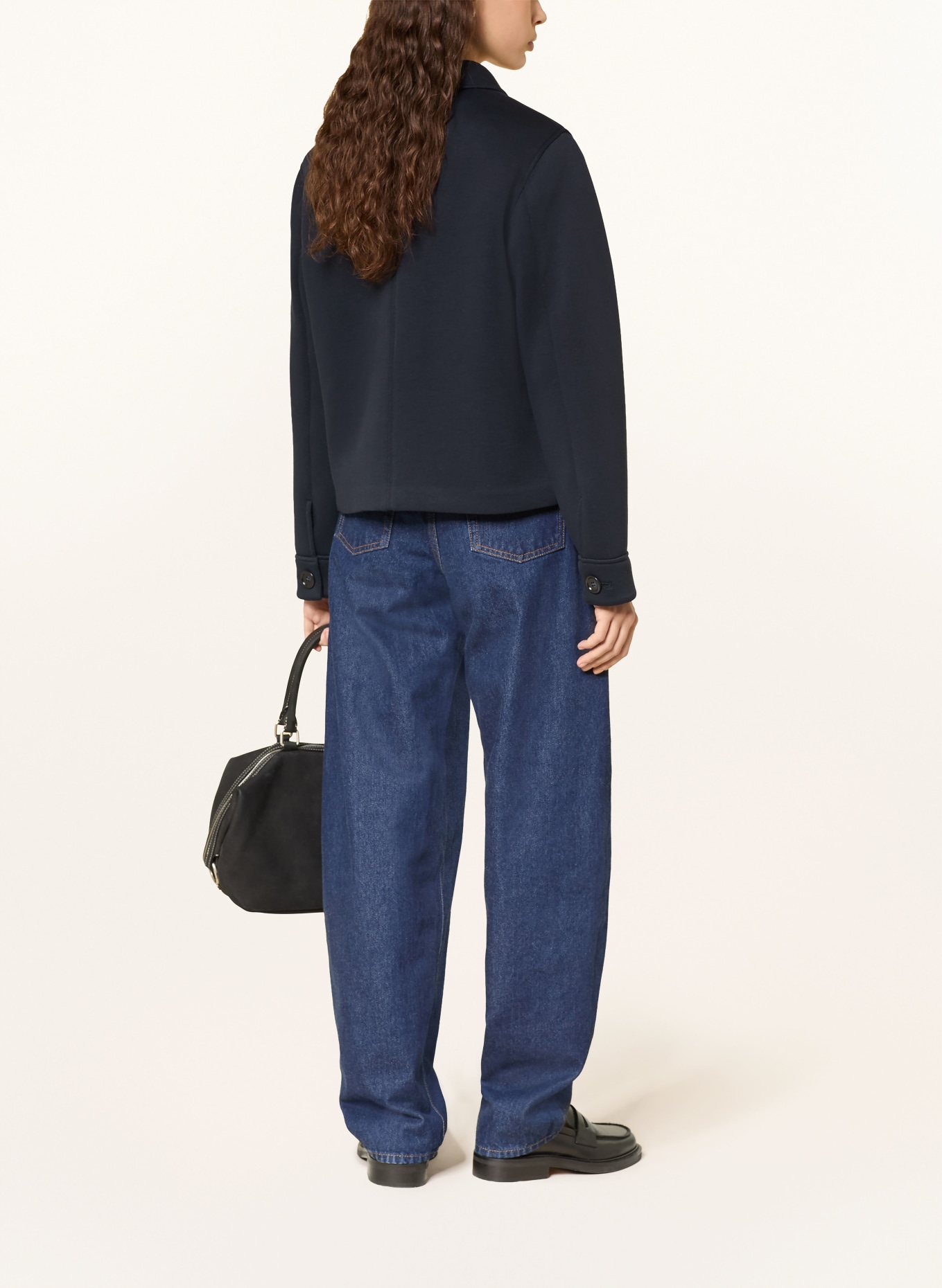 WEEKEND Max Mara Box jacket PERLE: DARK BLUE