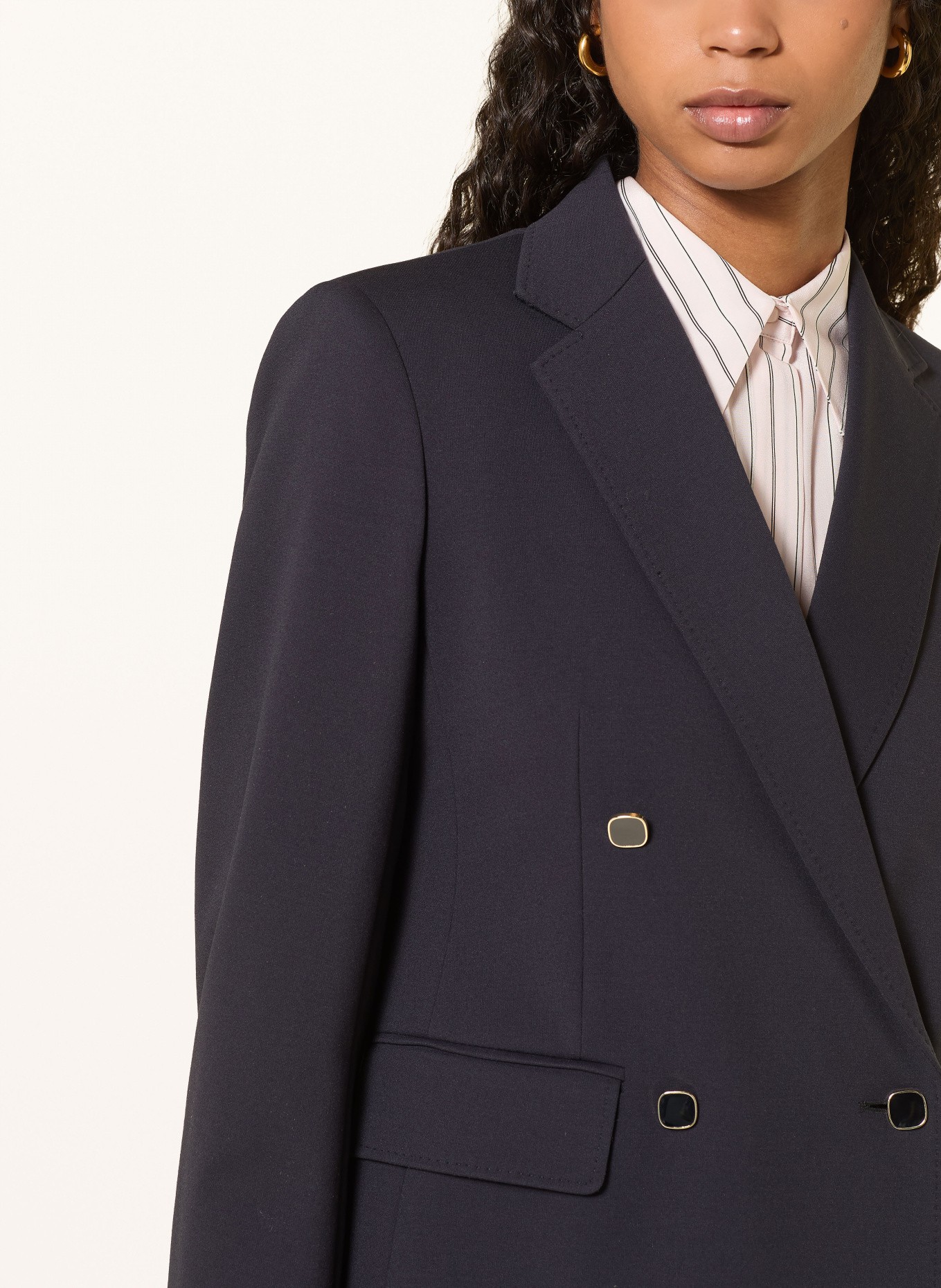 Max Mara STUDIO Sako RIVIERA: TMAVĚ MODRÁ