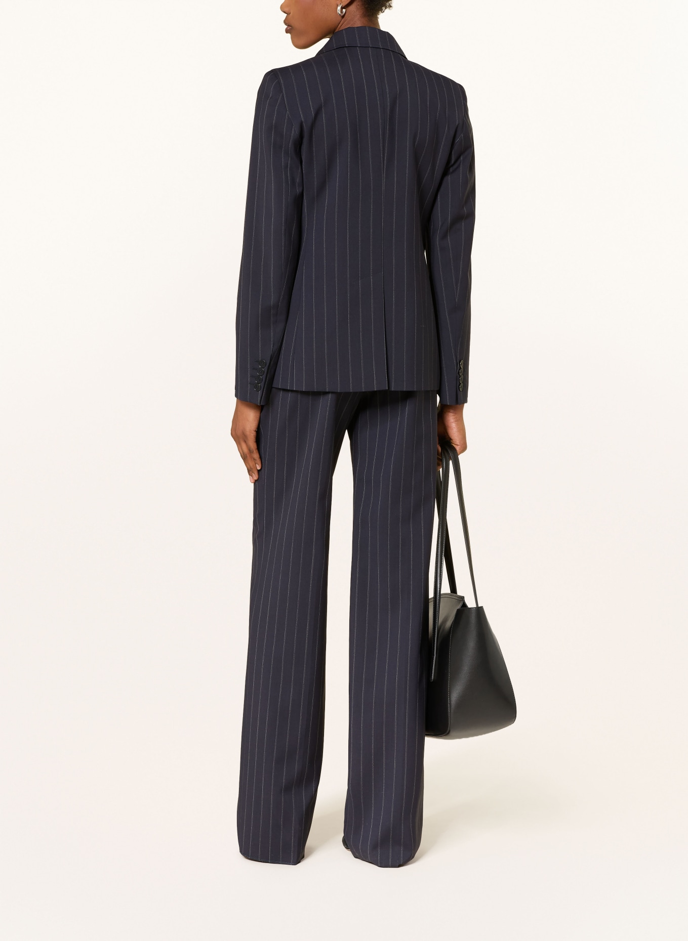 Max Mara STUDIO Marlenehose ENFASI: DUNKELBLAU / WEISS