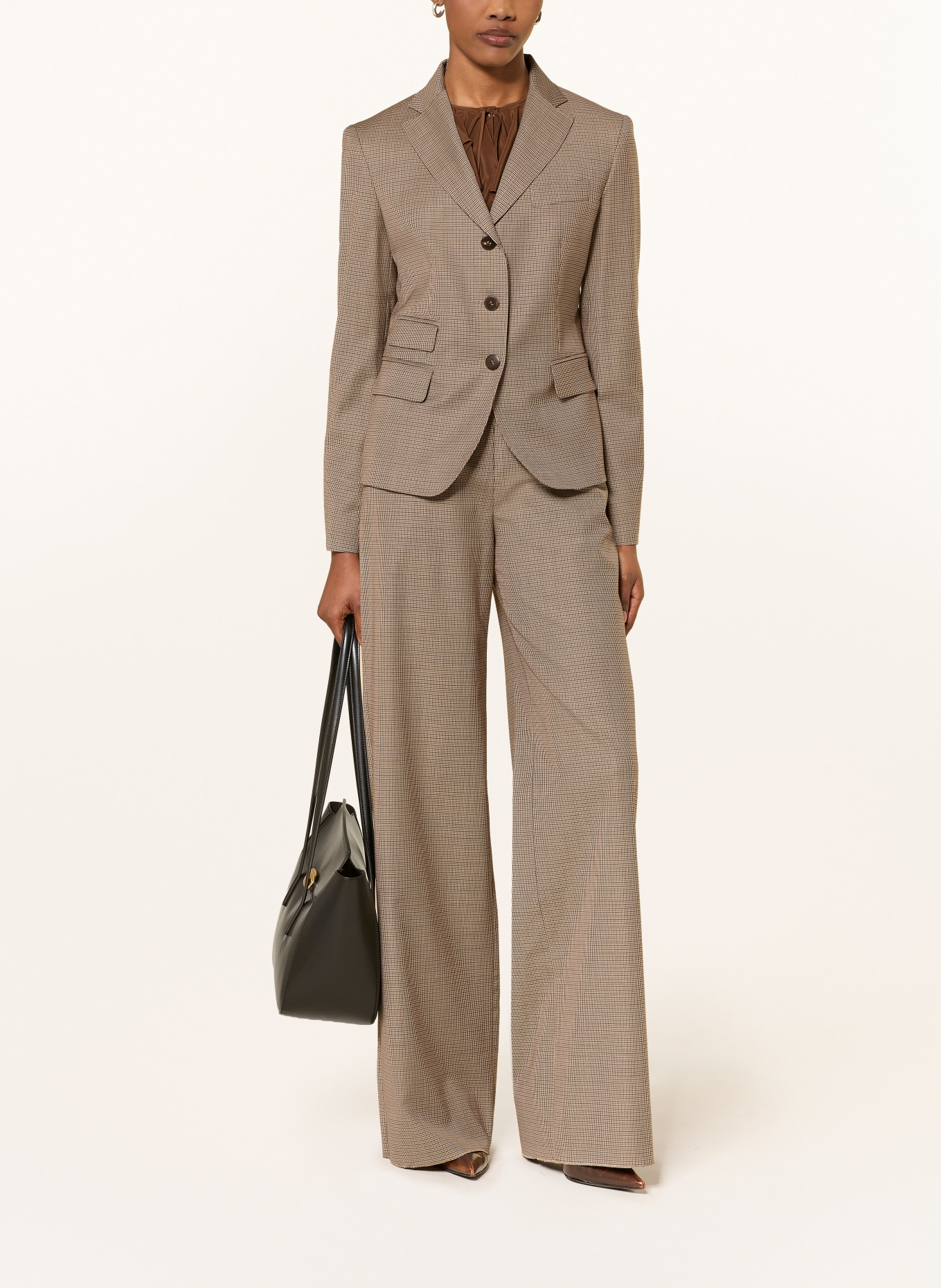 Max Mara STUDIO Blazer PENTOLA: BRAUN / BEIGE / SCHWARZ