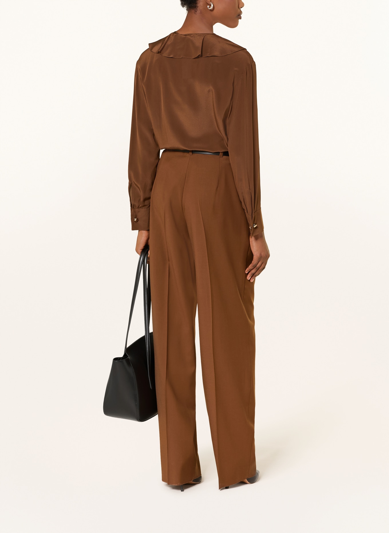Max Mara STUDIO Marlenehose BACIO: BRAUN