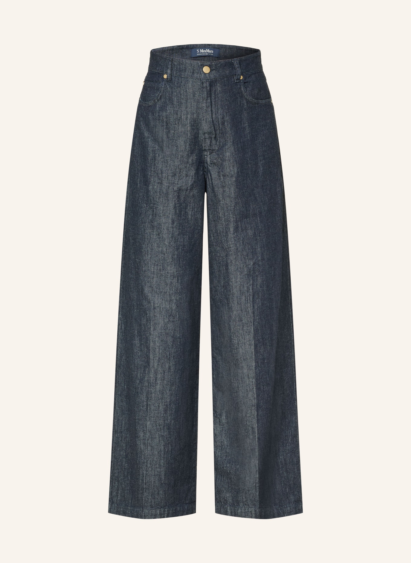 S Max Mara Wide Leg Jeans LAVINIA: 001 ultramarine