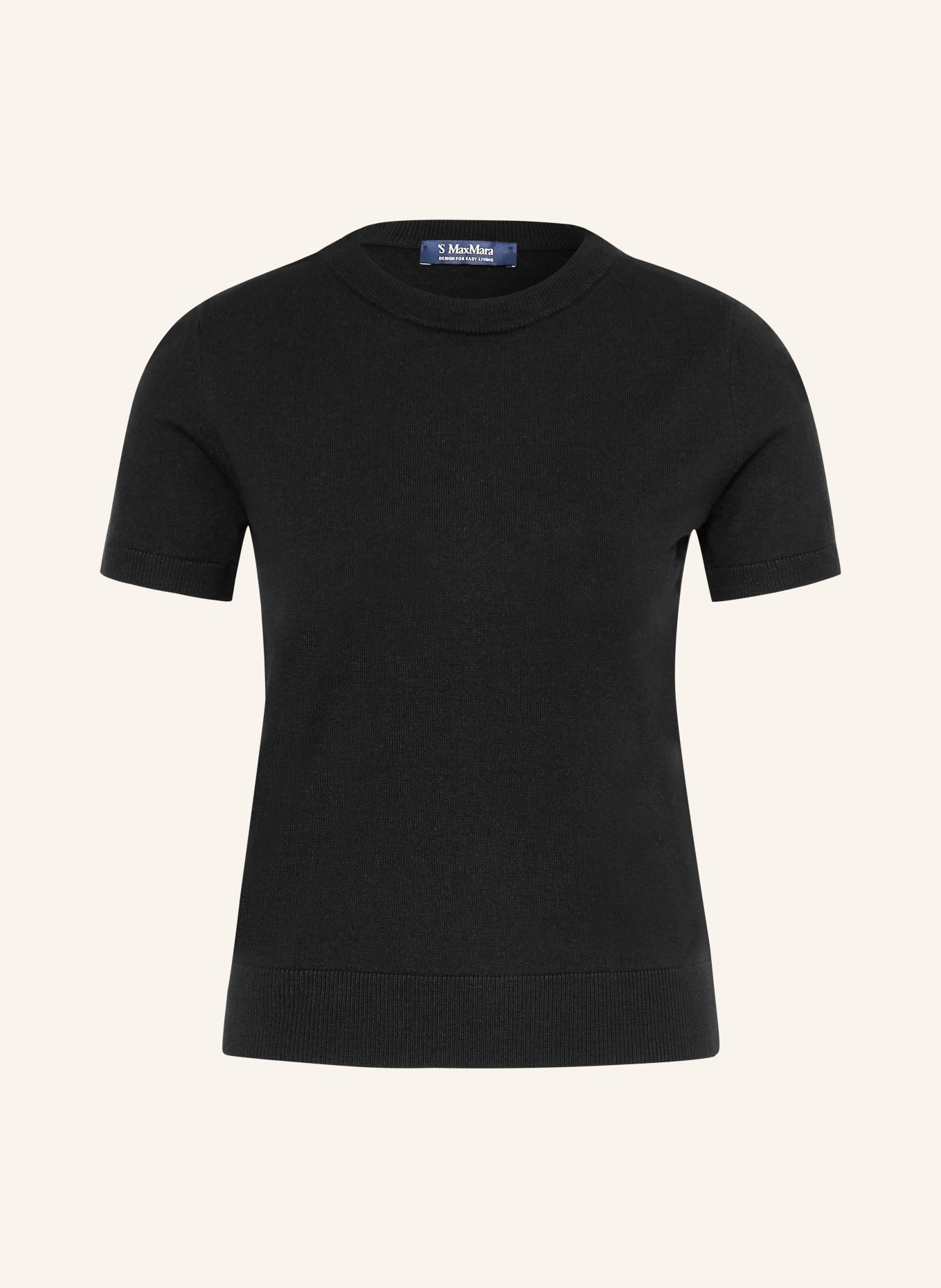 S Max Mara Strickshirt MAGENTA: SCHWARZ