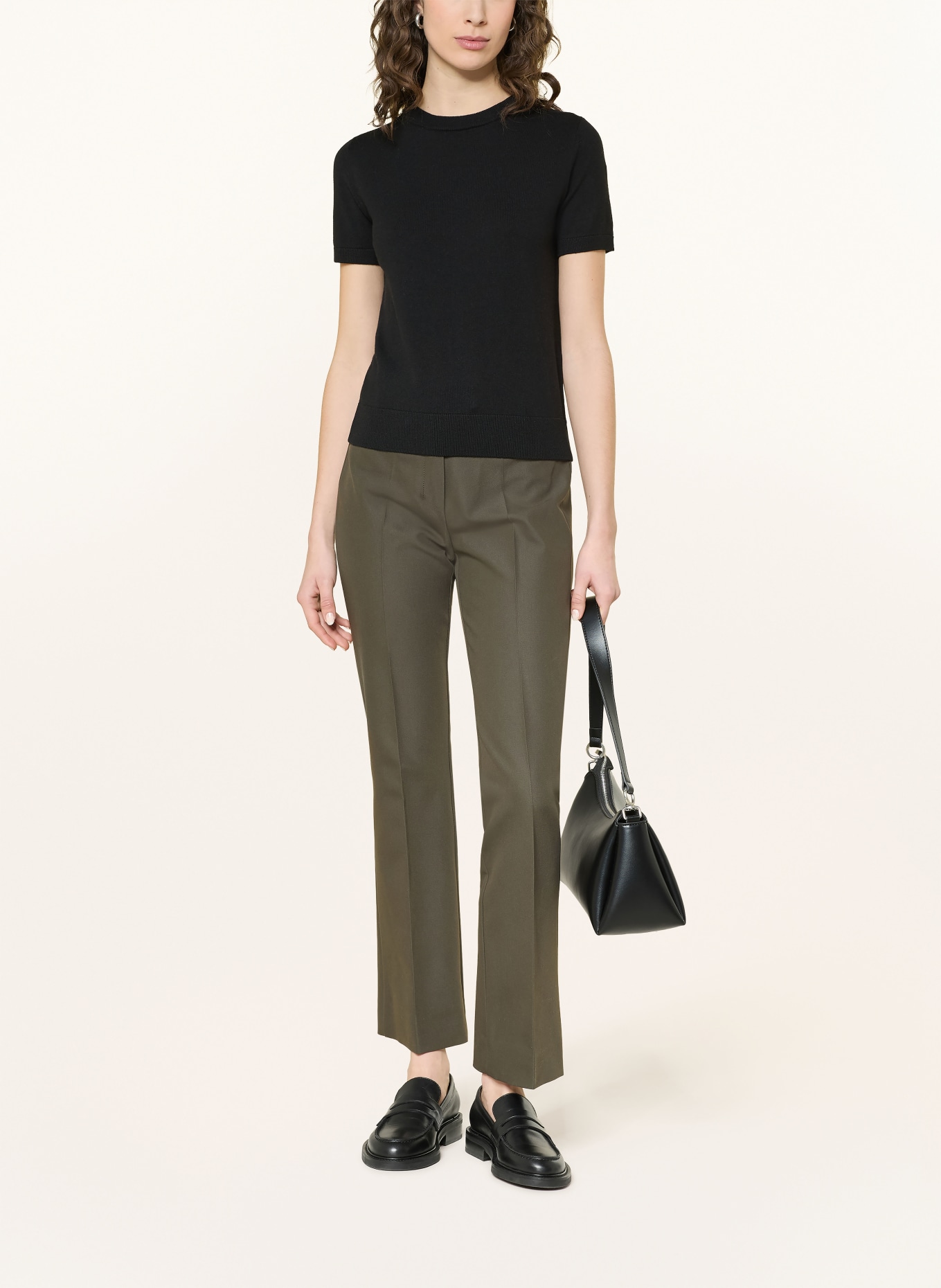 S Max Mara Strickshirt MAGENTA: SCHWARZ