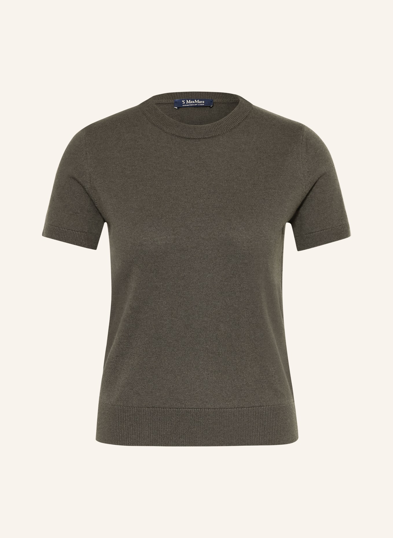 S Max Mara Strickshirt MAGENTA: KHAKI