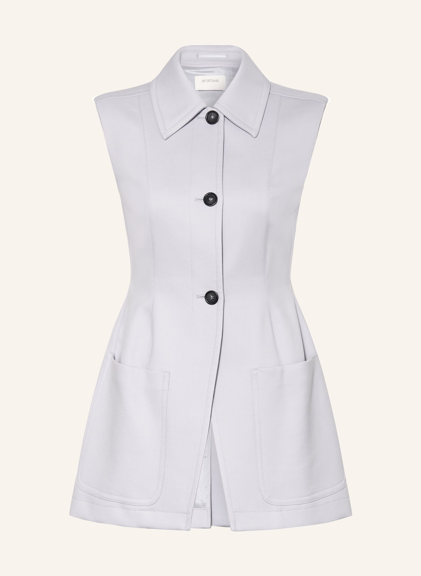 SPORTMAX Blazerweste GABARRA: BLAUGRAU