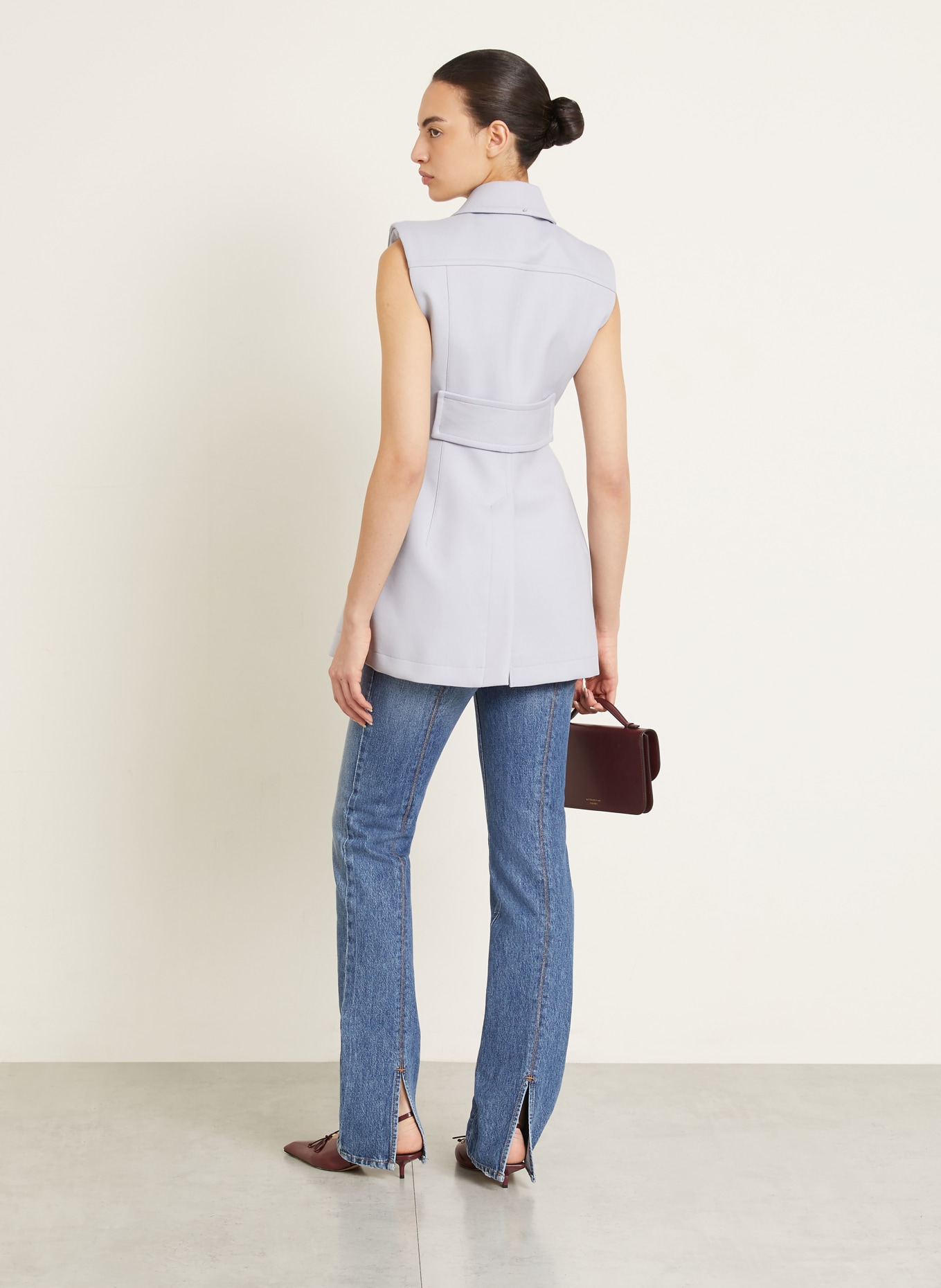 SPORTMAX Blazerweste GABARRA: BLAUGRAU