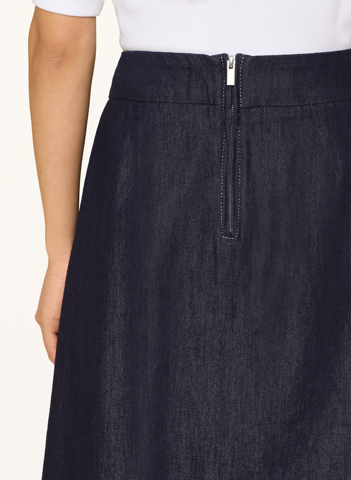 MORE Jeansrock: DUNKELBLAU