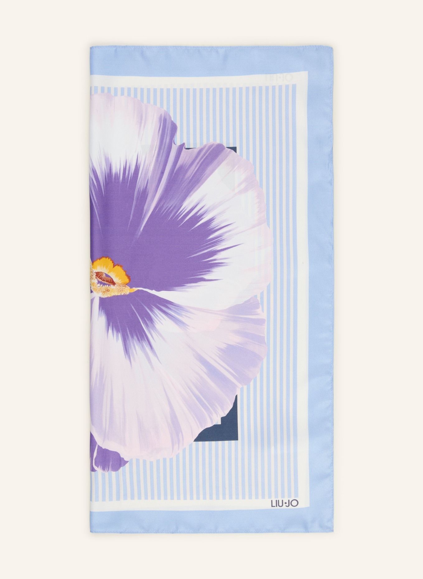 LIU JO Tuch: HELLLILA / DUNKELLILA / HELLBLAU