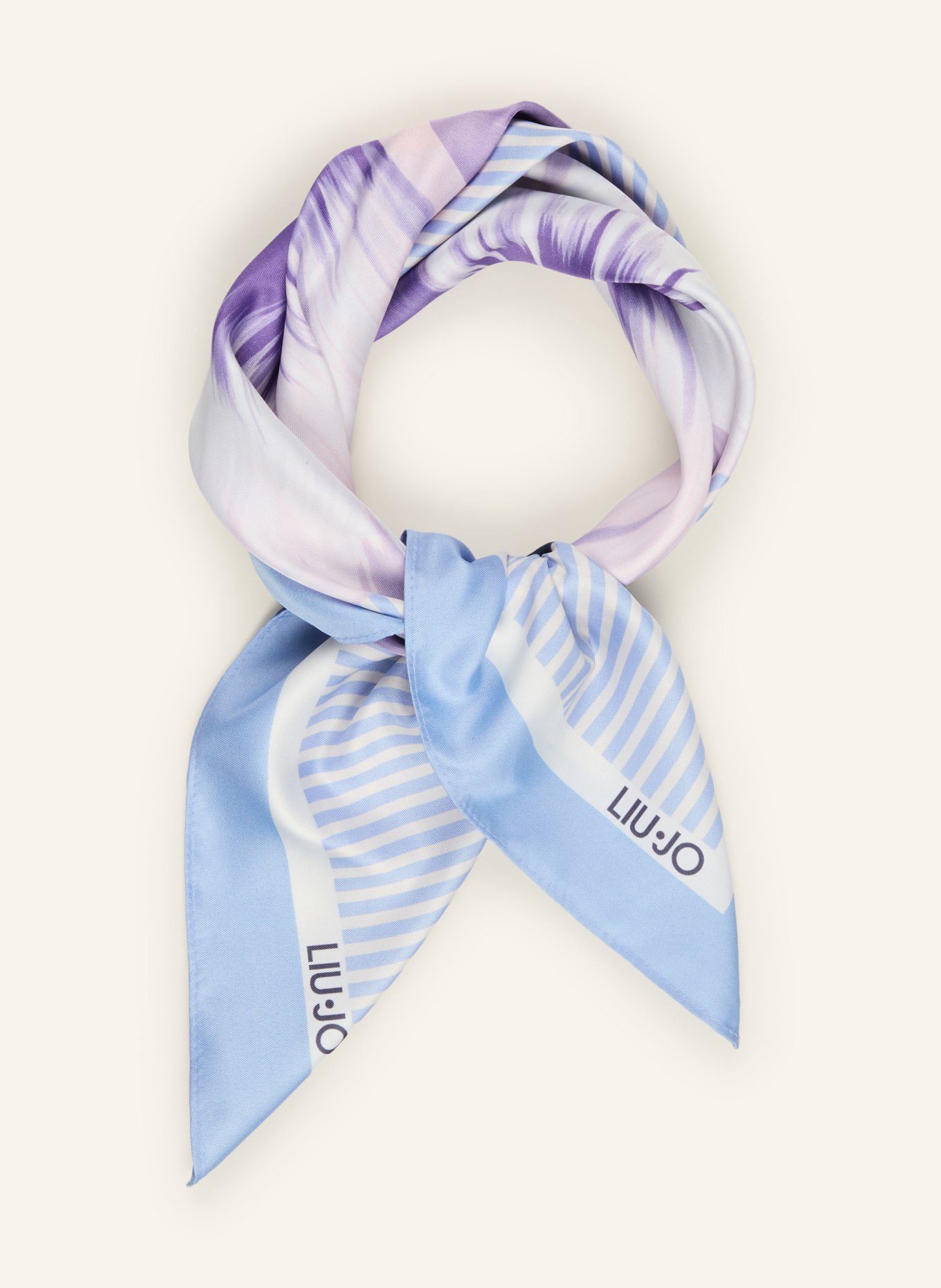 LIU JO Tuch: HELLLILA / DUNKELLILA / HELLBLAU