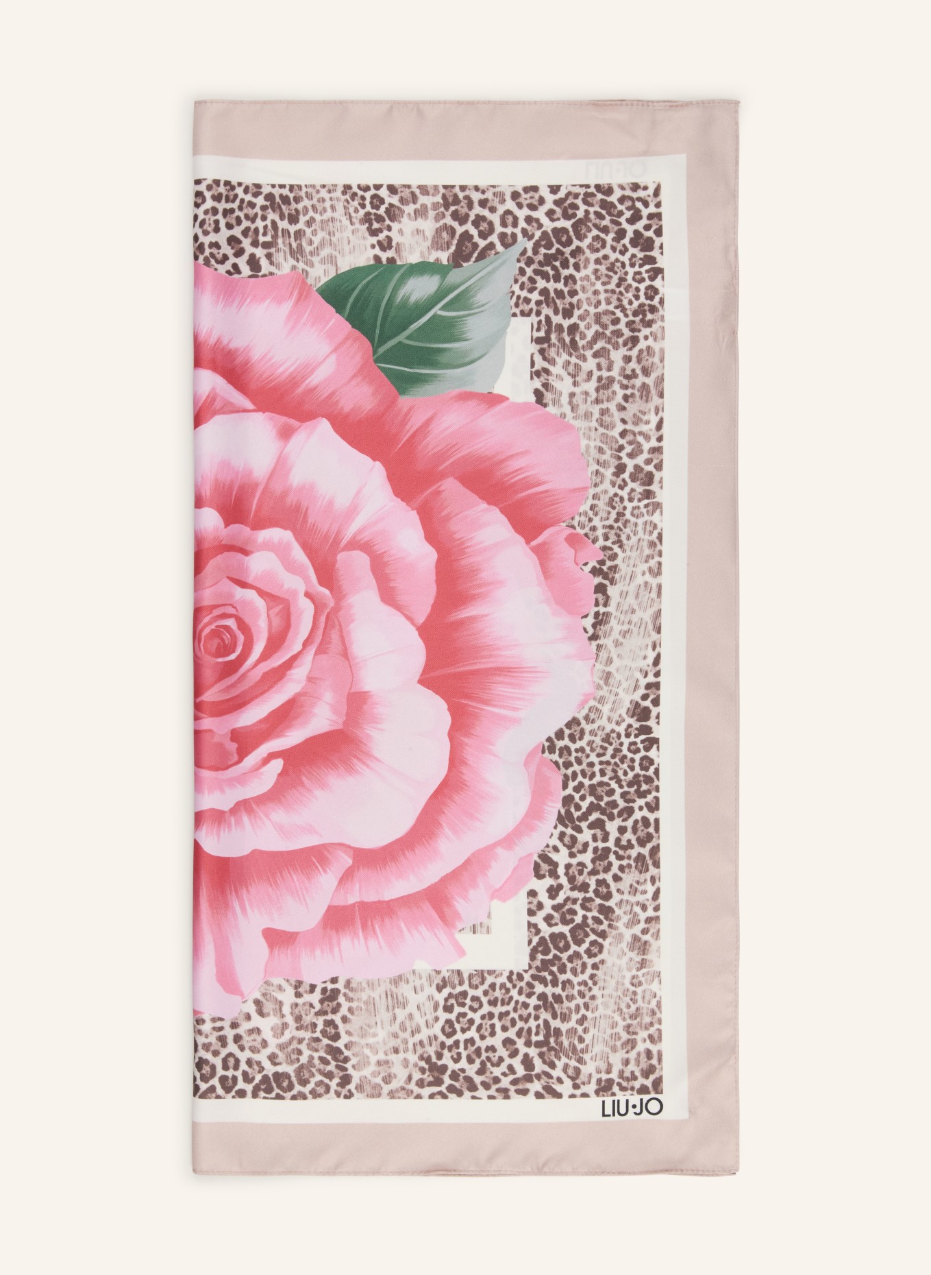 LIU JO Tuch: ROSA / DUNKELBRAUN / BEIGE