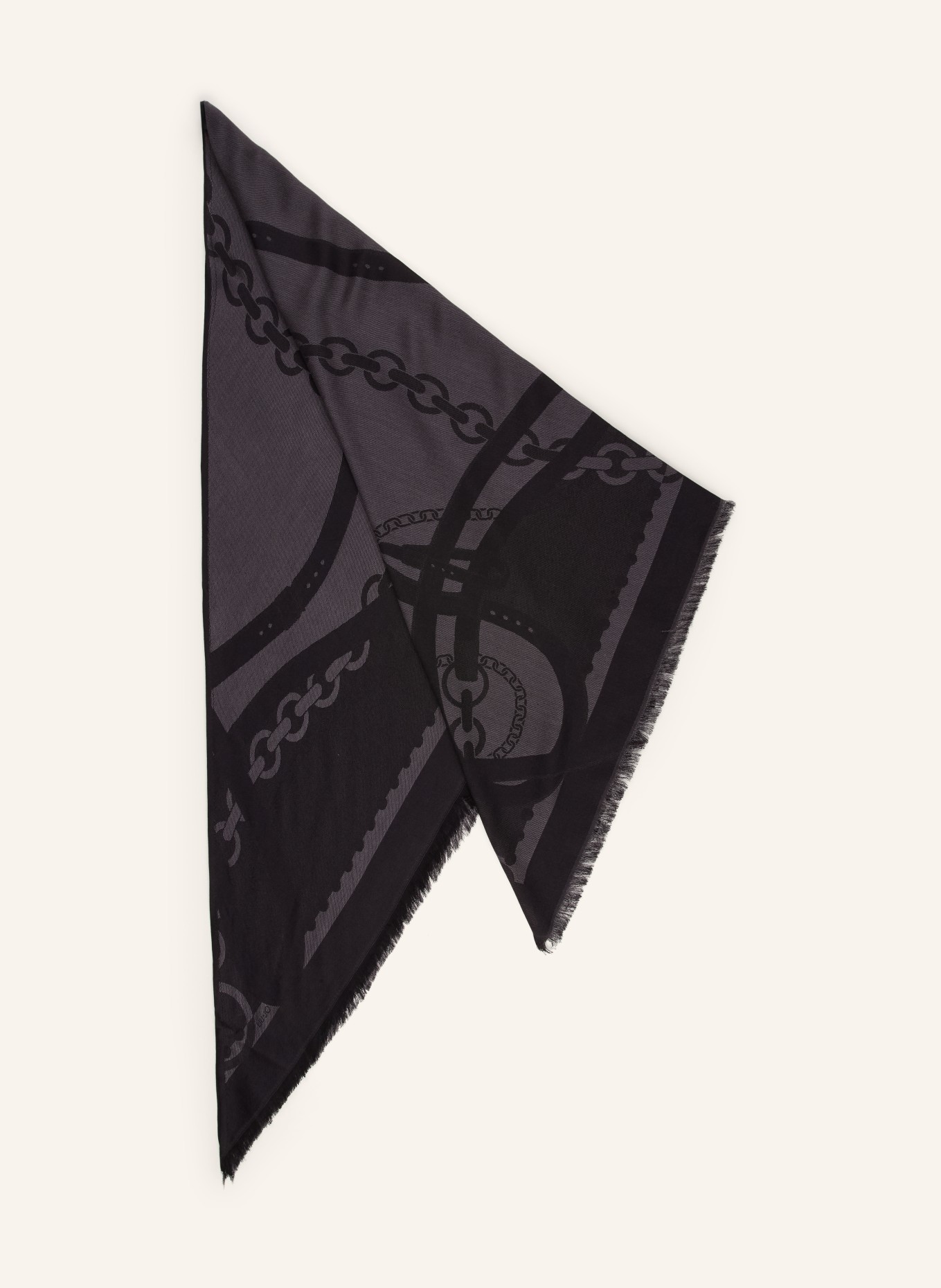 LIU JO Schal: SCHWARZ / DUNKELGRAU