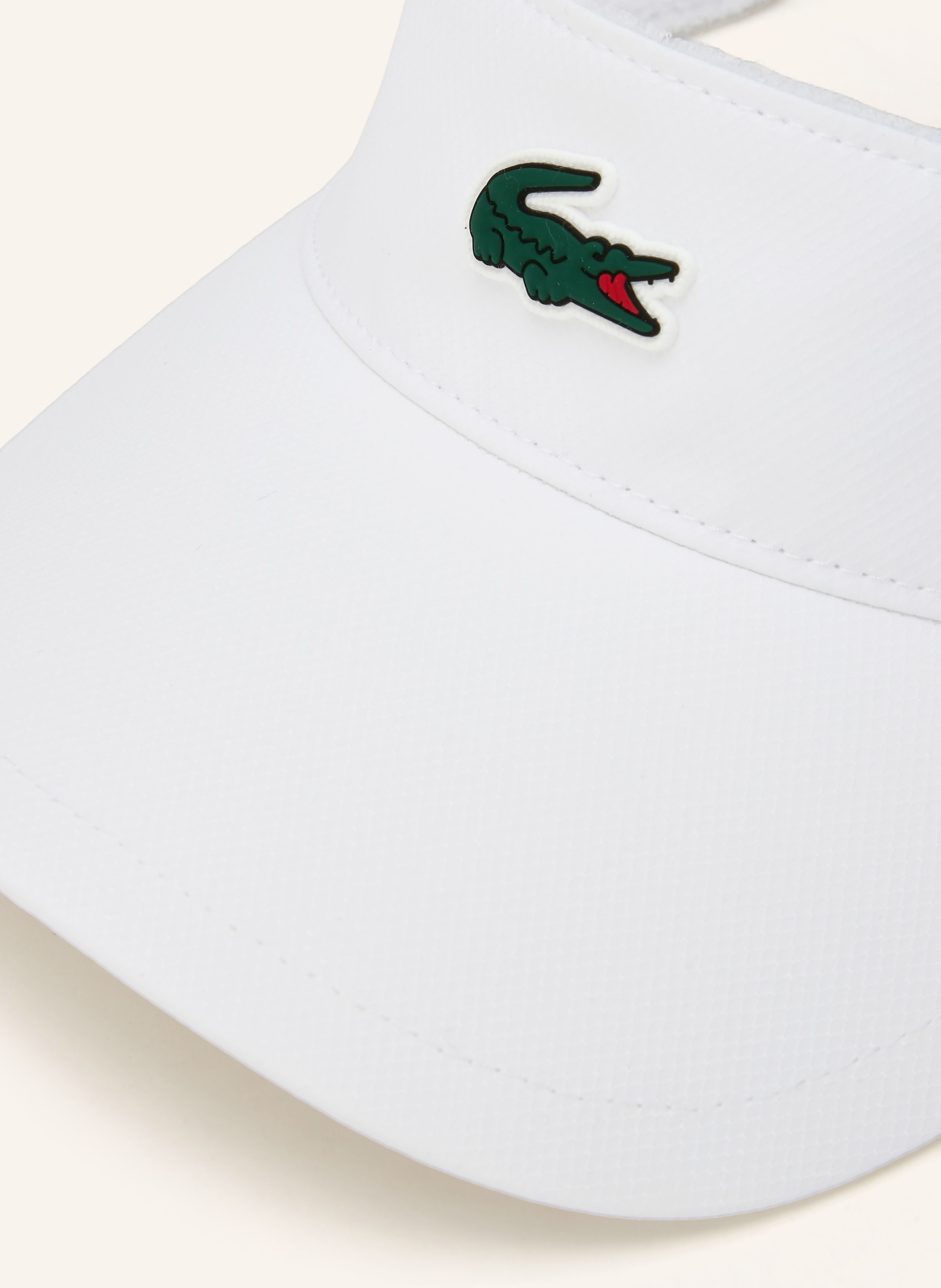 LACOSTE Kšiltovka: BÍLÁ