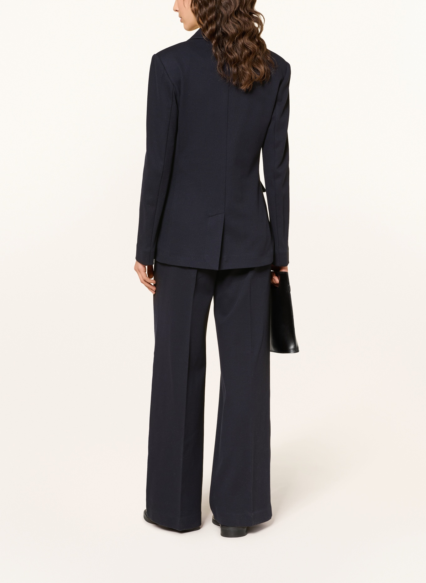 MM by Max Mara Jersey sako ROTONDO: TMAVĚ MODRÁ