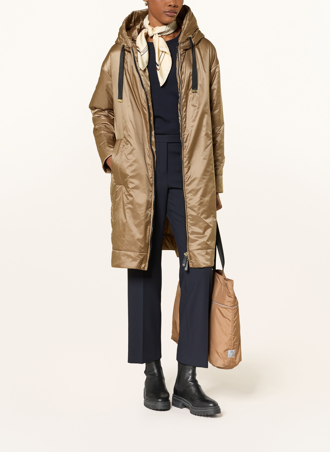 Max Mara The Cube DIONISO parka: BEIGE