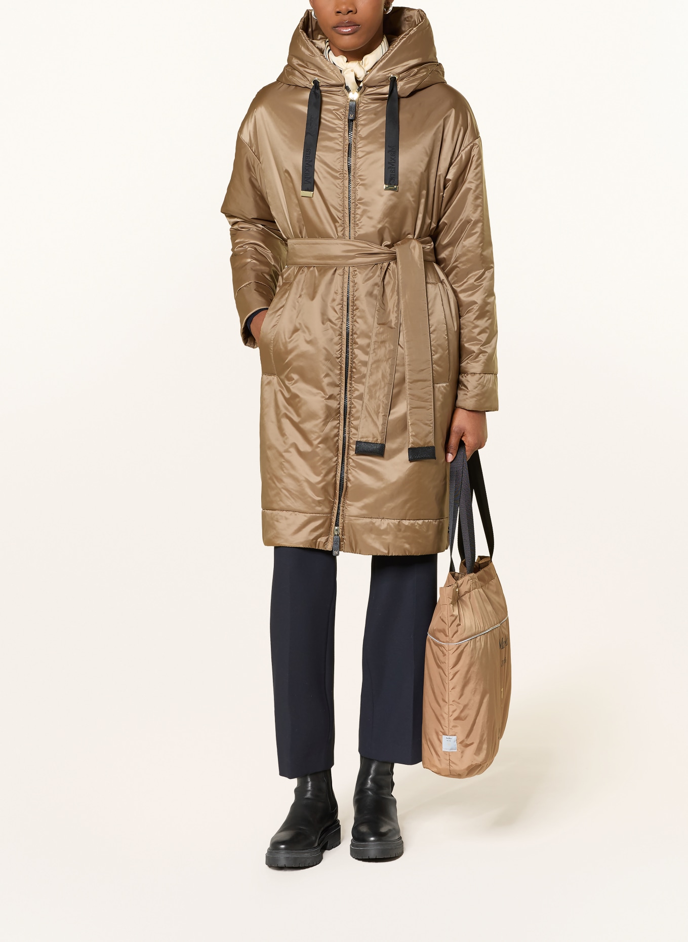 Max Mara The Cube DIONISO parka: BEIGE