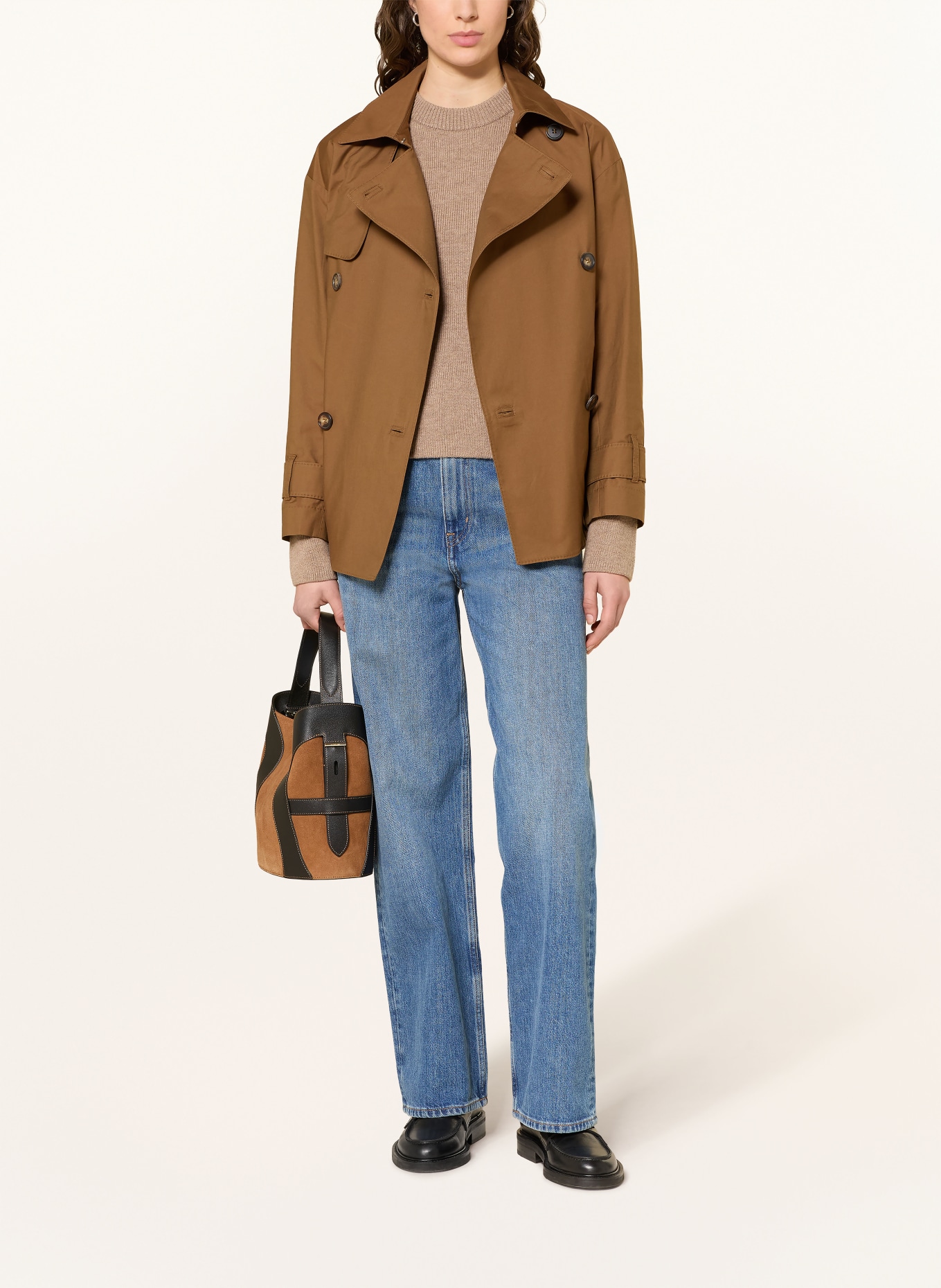 Max Mara The Cube Trenchcoat ZENO: HNĚDÁ